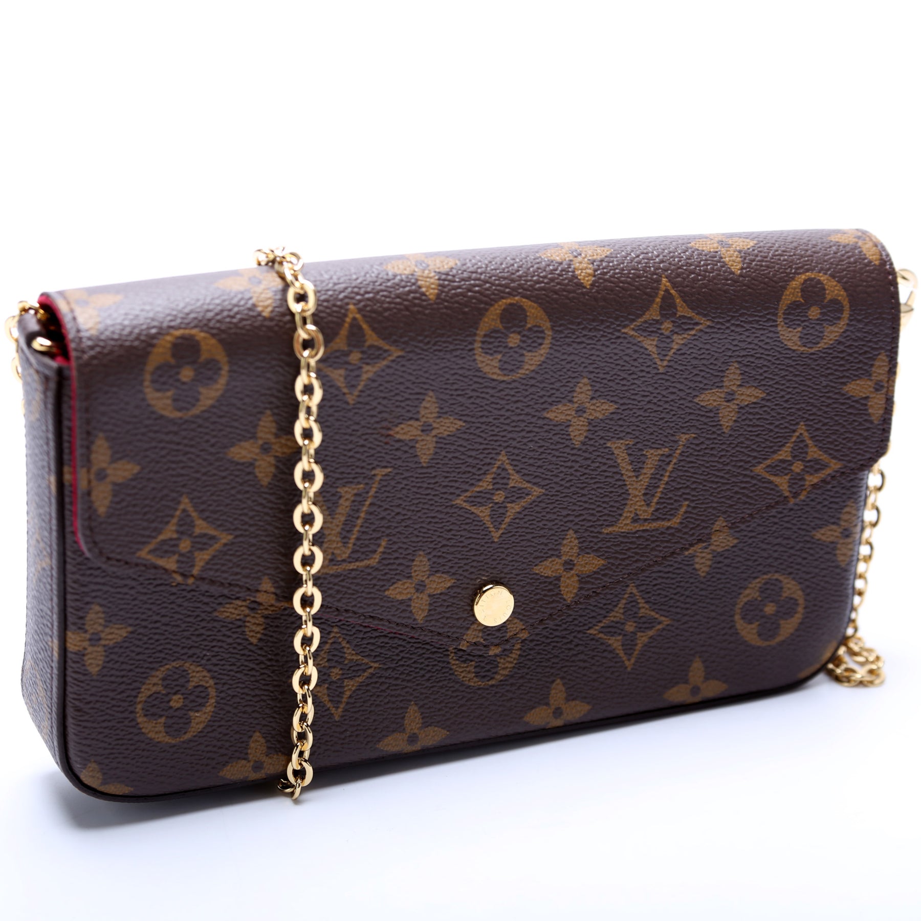 Pochette Felicie Monogram – Keeks Designer Handbags