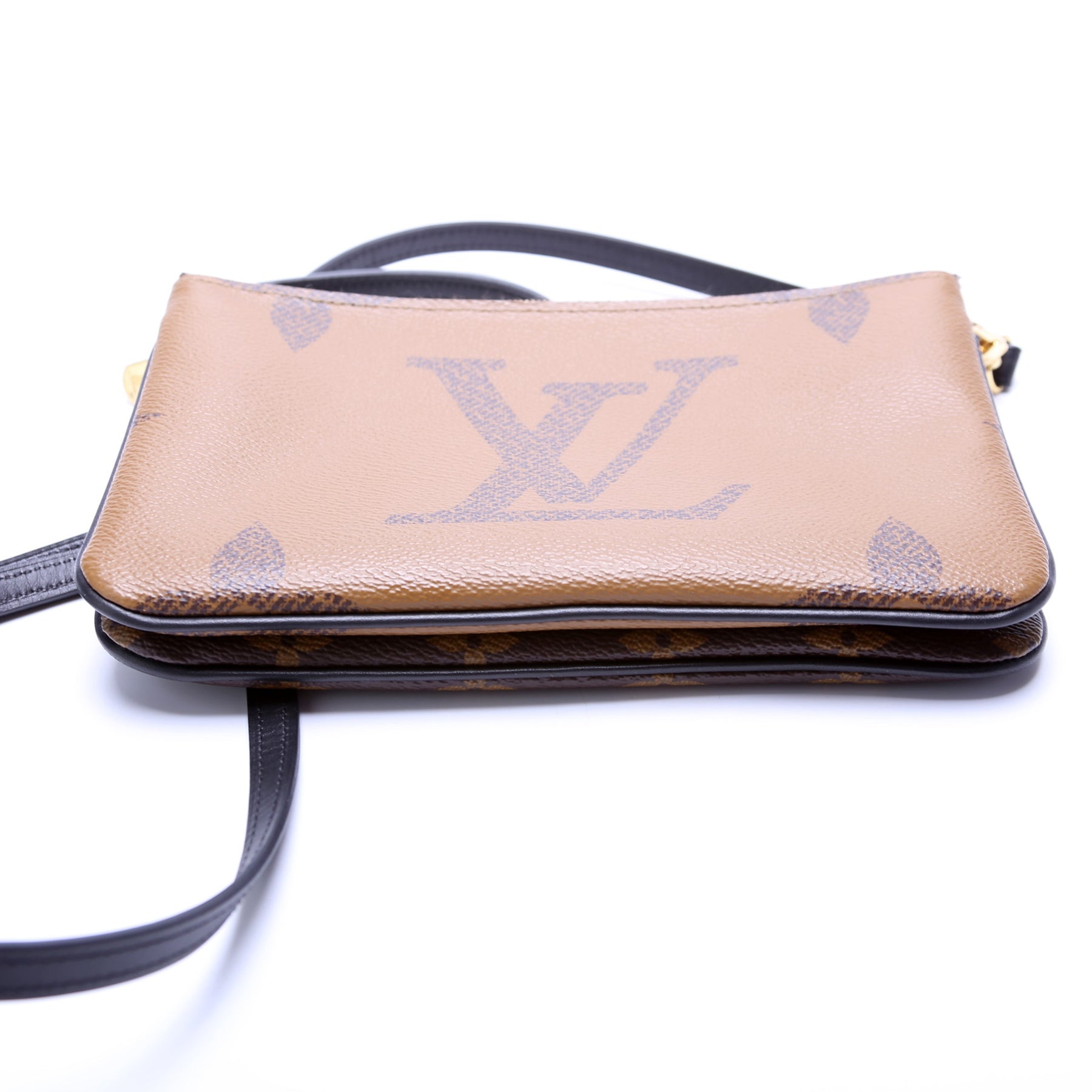 Louis Vuitton Double Zip Pochette Limited Edition Reverse Monogram Giant