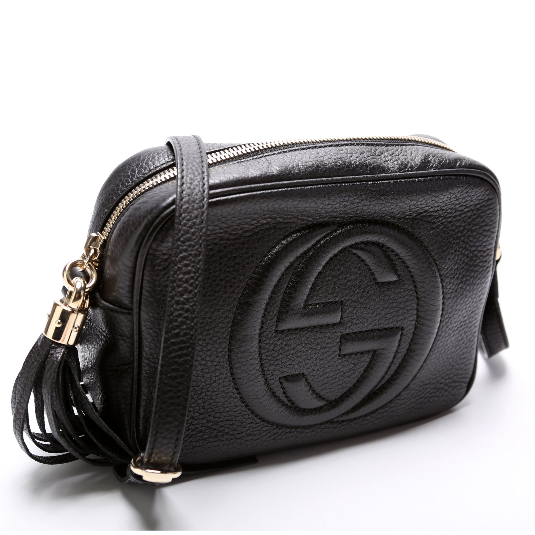 Gucci Soho Disco Small Leather Crossbody Bag Black