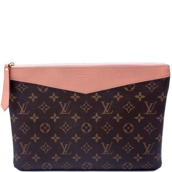 Louis Vuitton Pre-Owned Monogram Daily Pouch Clutch Bag - Brown for Women