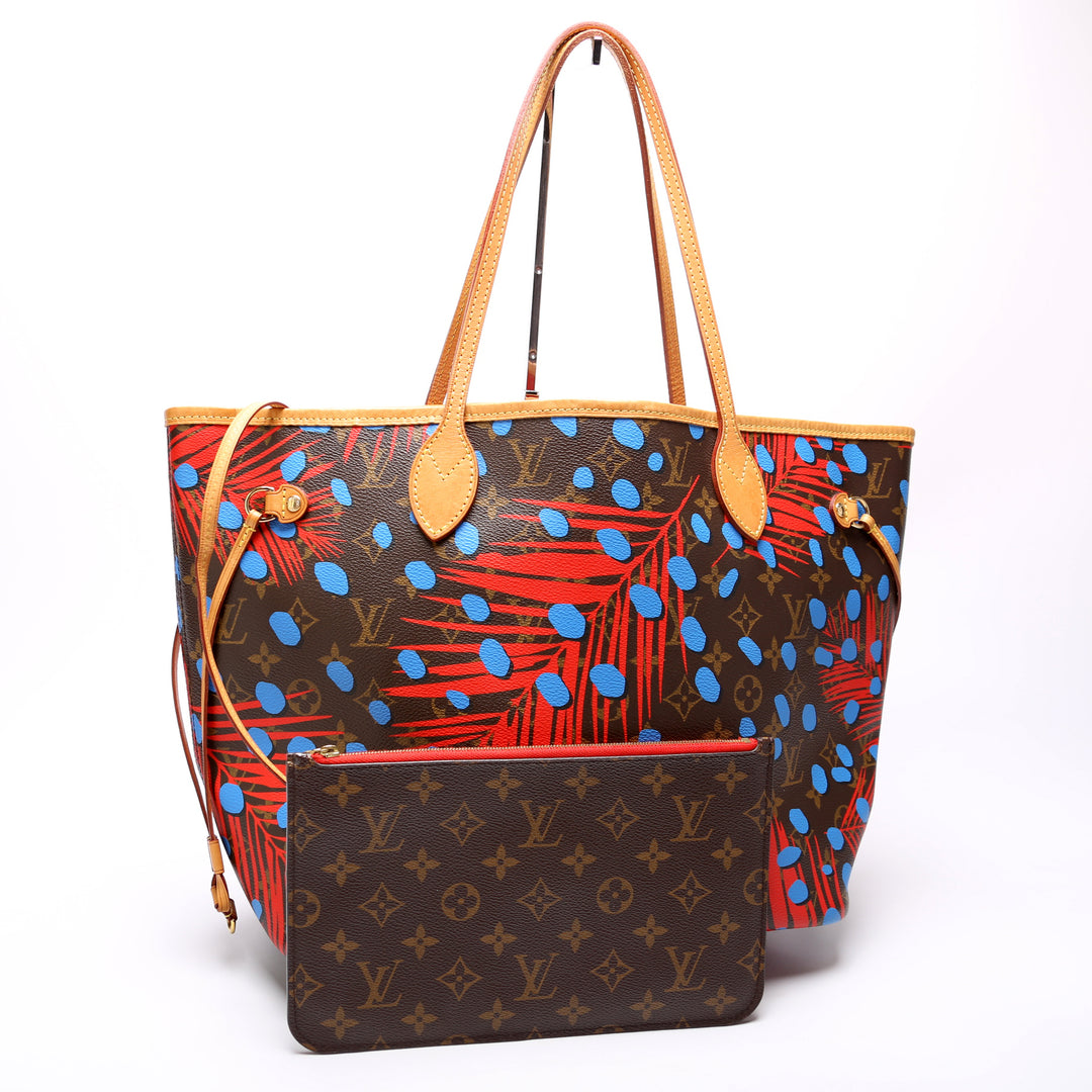 Neverfull With Wallet MM Jungle Dots