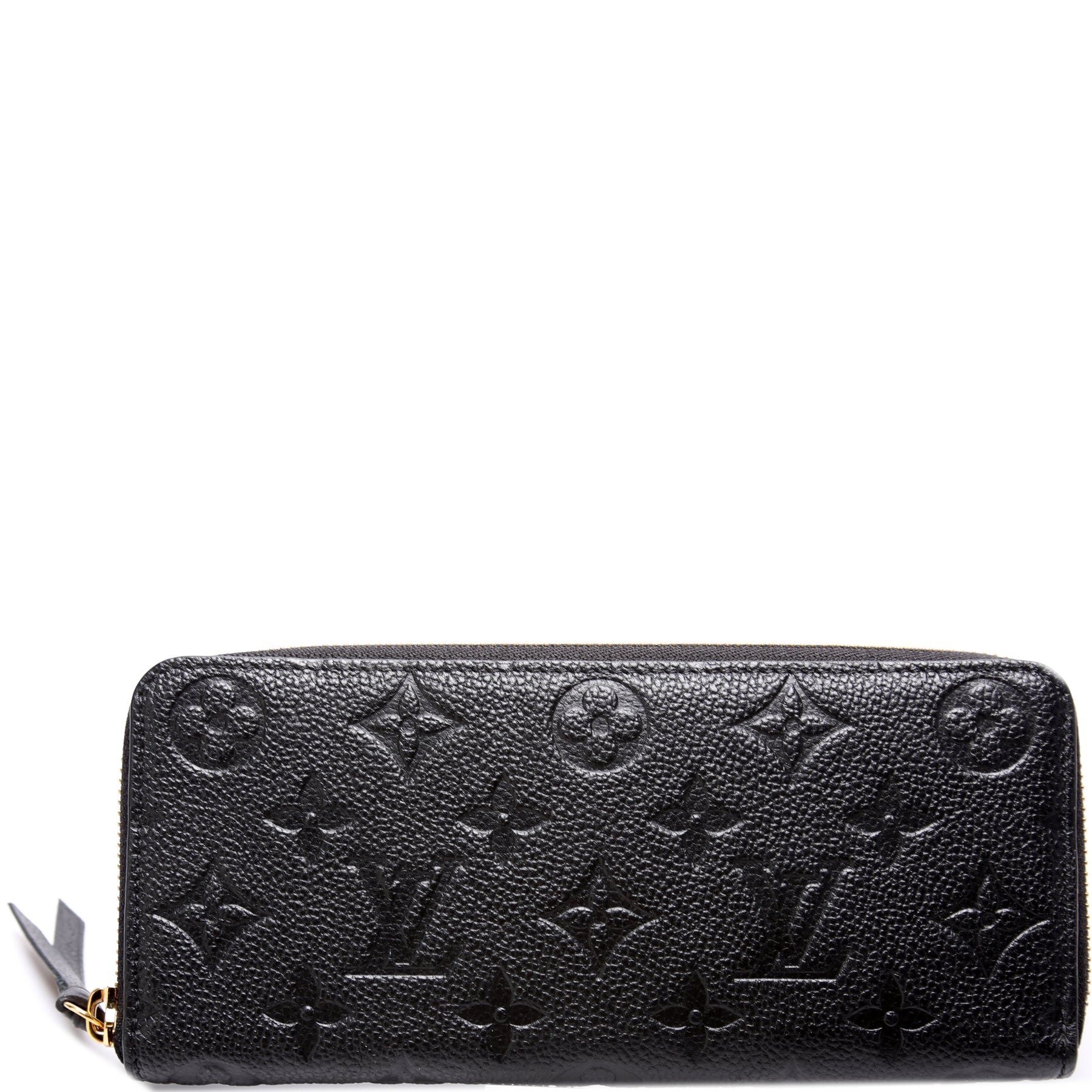 Louis Vuitton LV Monogram Empreinte Leather Clemence Wallet