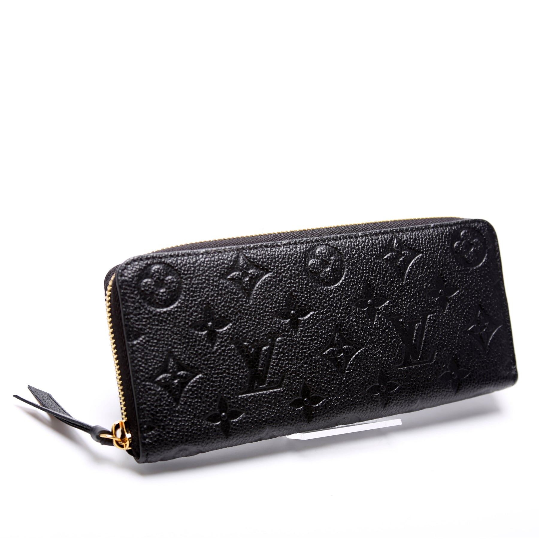 Louis Vuitton Clemence Long Wallets, Black