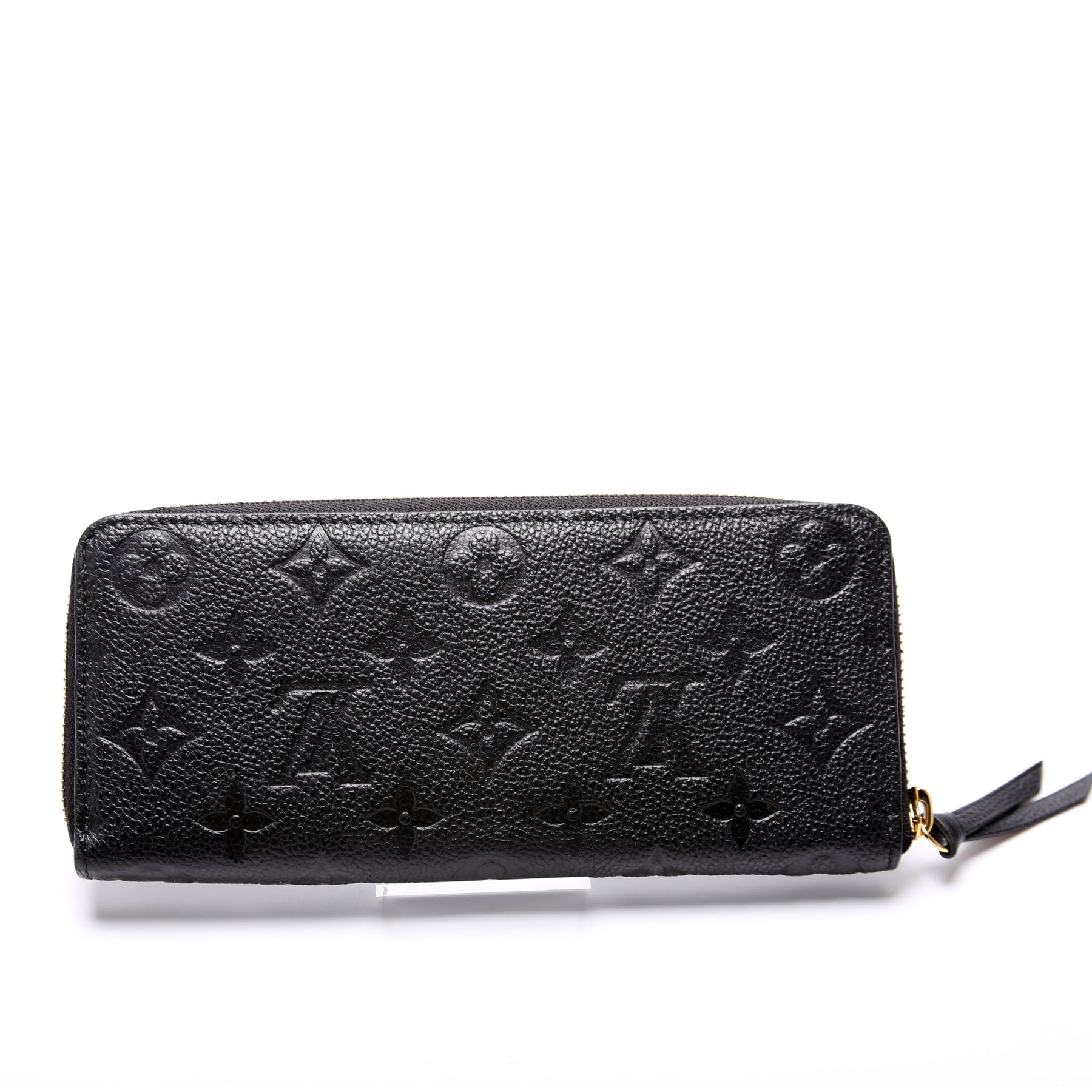 Black Monogram Empreinte Clemence Wallet