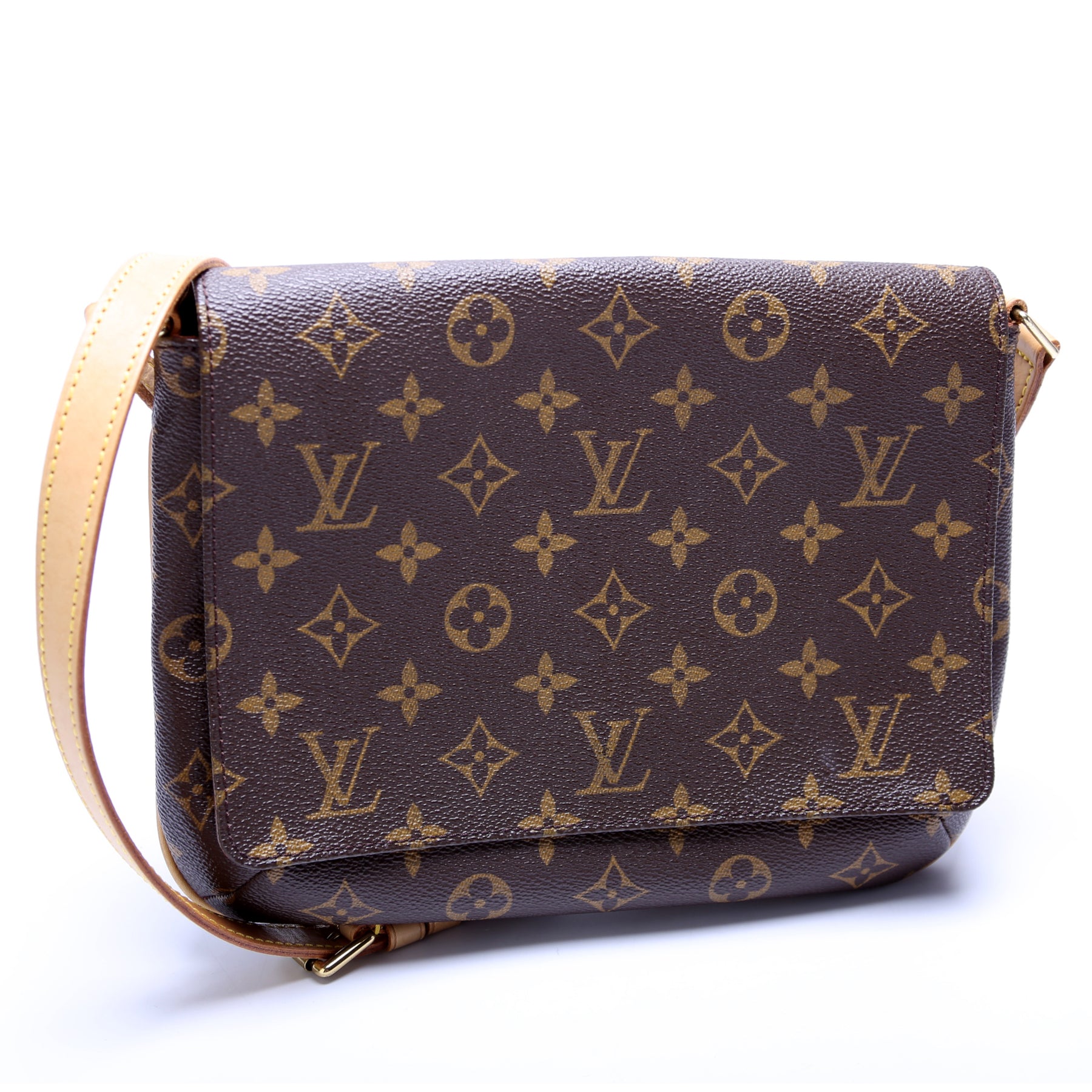 Authenticated Used Louis Vuitton LOUIS VUITTON Musette Tango Monogram  Shoulder Bag Brown Ladies 