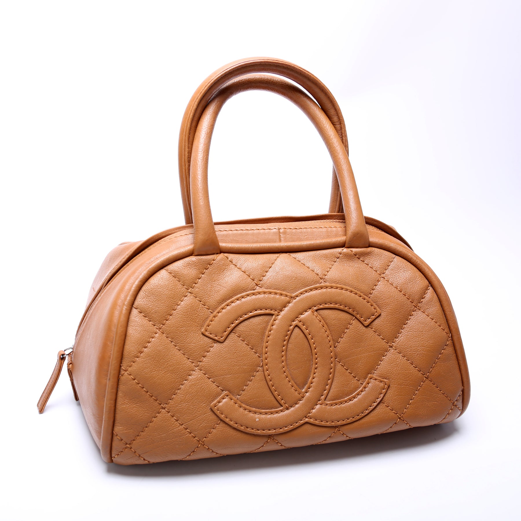 Chanel Bowler Bag, Dark Brown, Preowned No Dustbag - Julia Rose