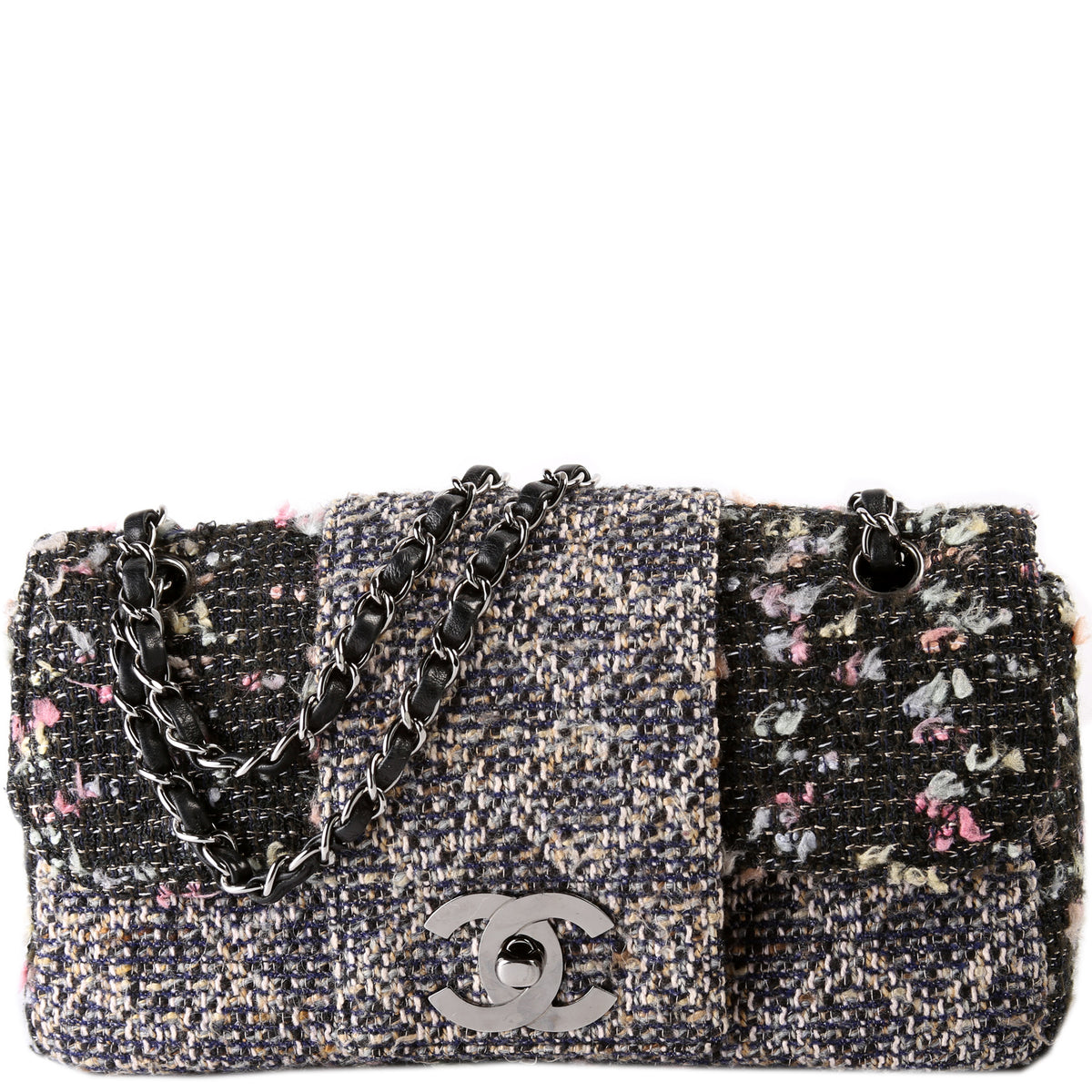 CC Single Flap Tweed 9M – Keeks Designer Handbags