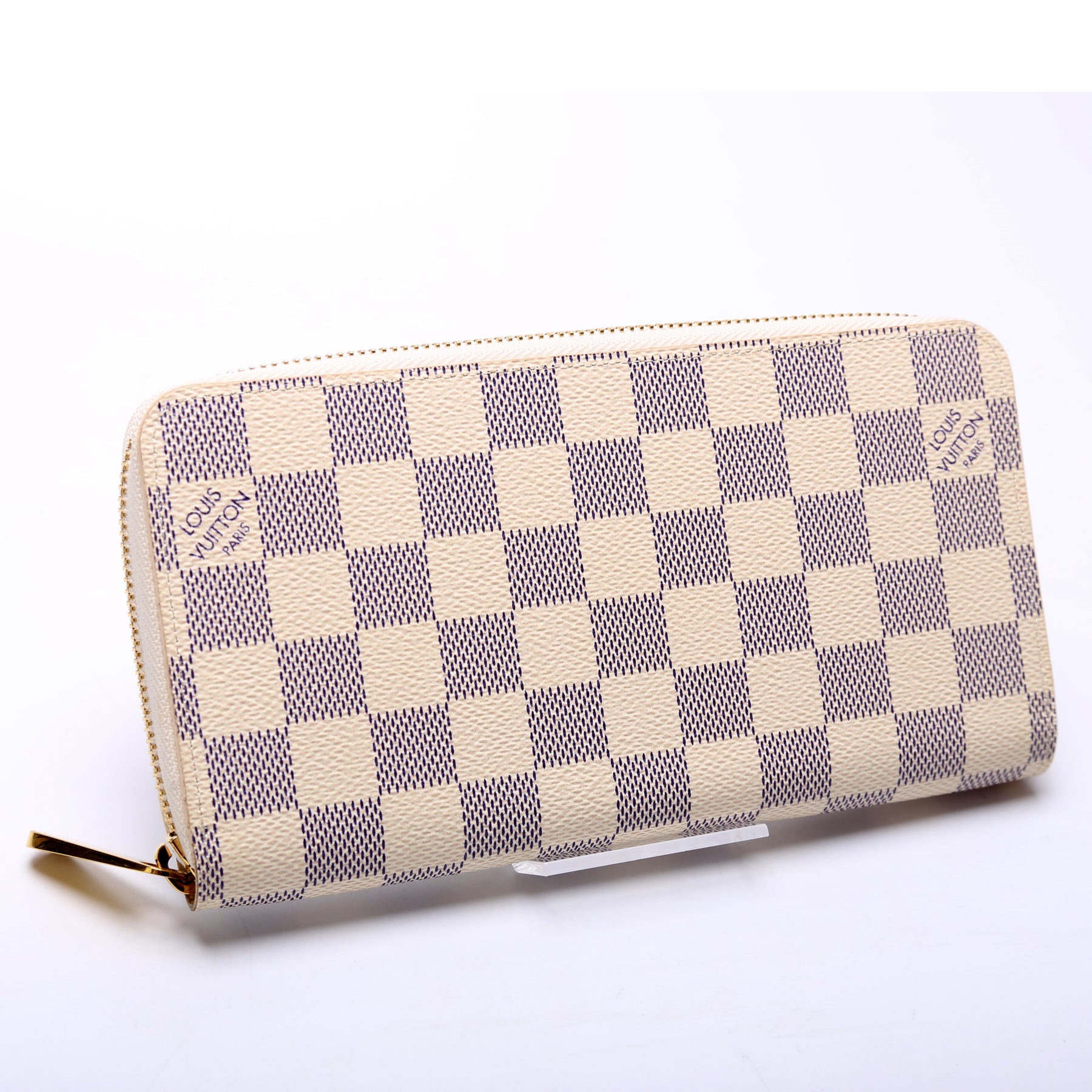 Louis Vuitton Zippy Wallet Damier White