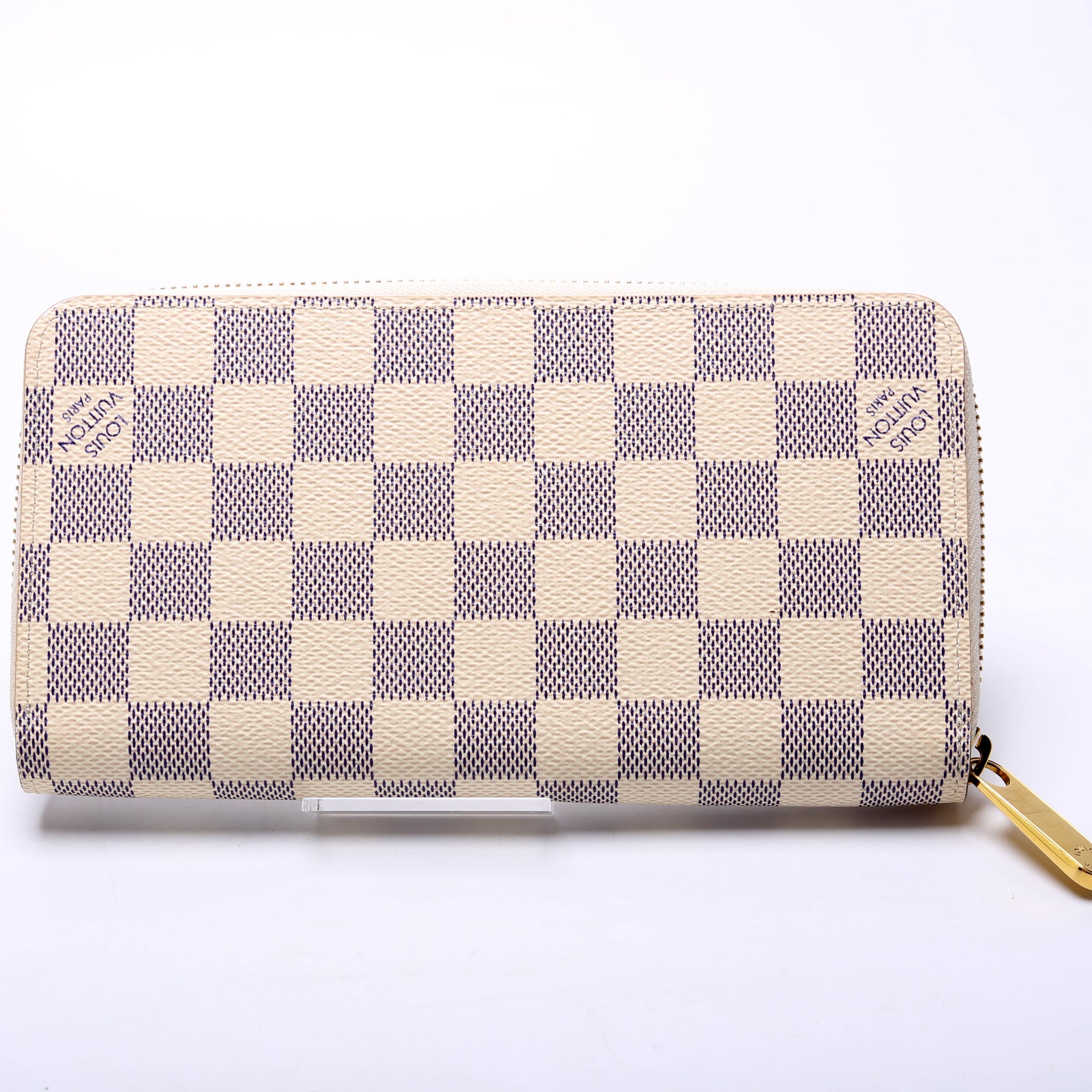 [Date Code & Stamp] Louis Vuitton Damier Azur Zippy Wallet