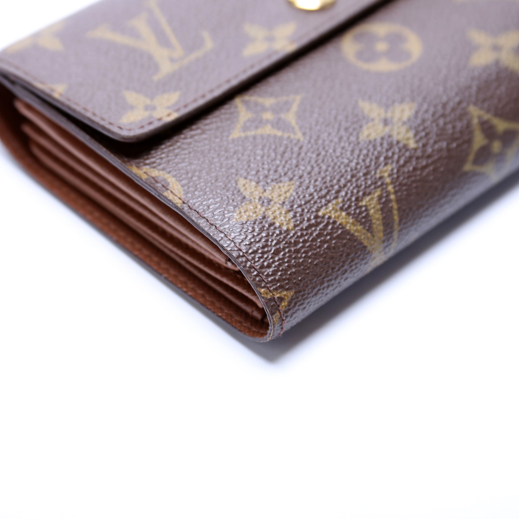 Louis Vuitton Monogram Alexandra Trifold Classic Wallet Monogram Canvas  Zipper