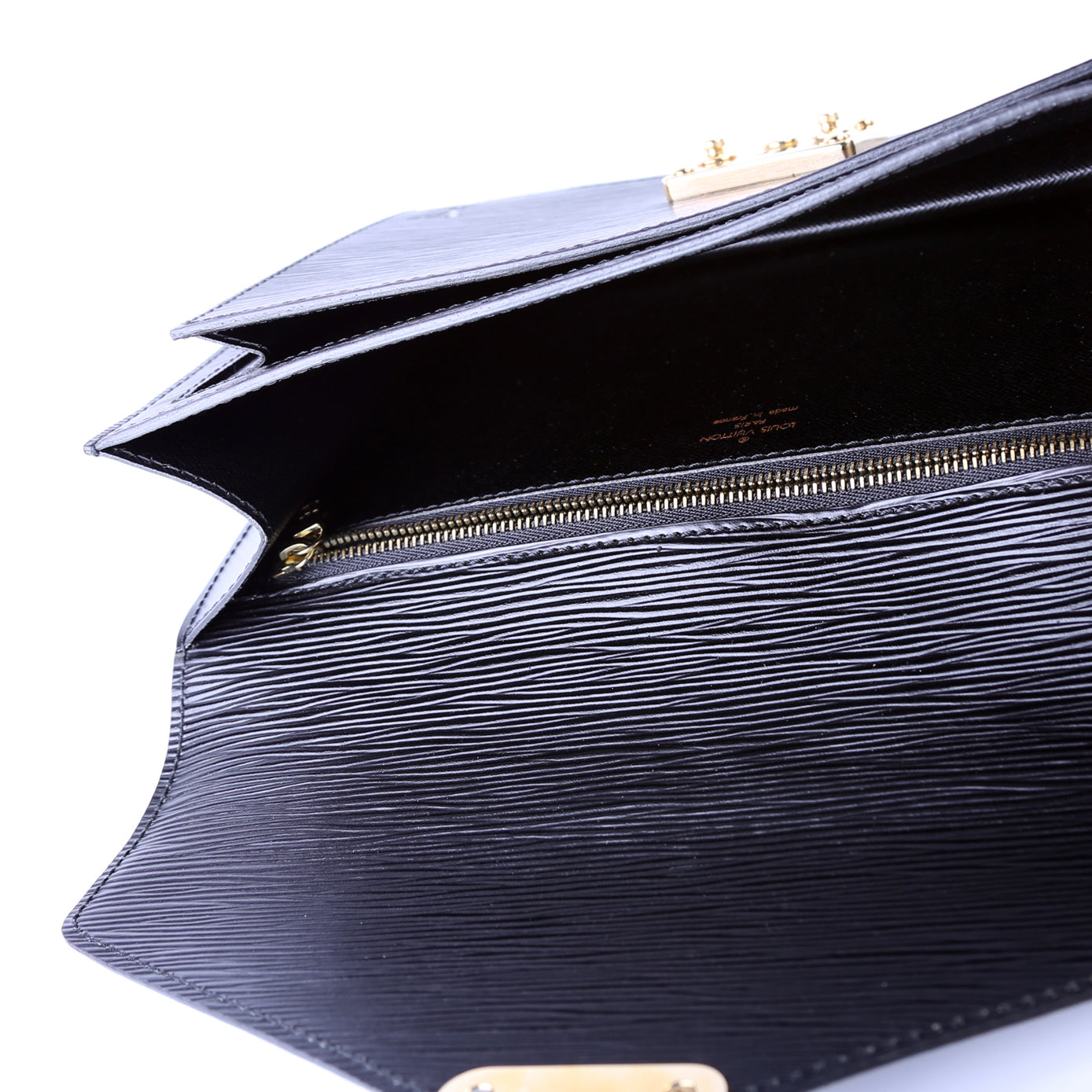 Black Louis Vuitton Epi Pochette Sellier Dragonne Clutch Bag – Designer  Revival