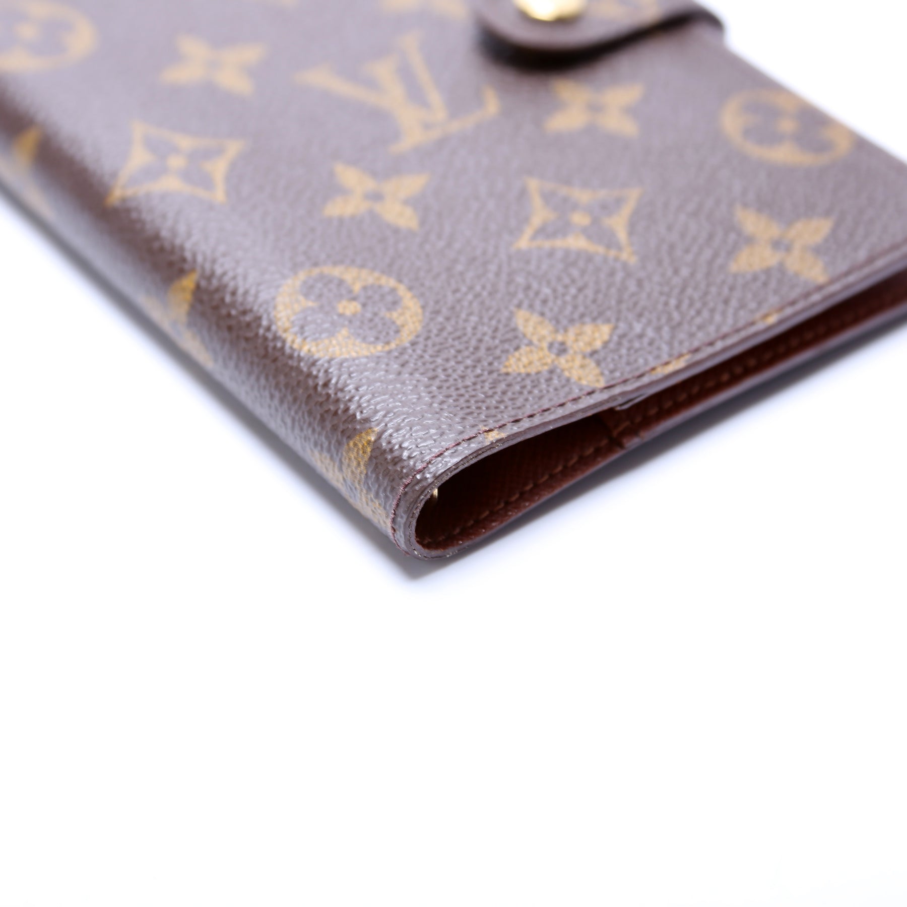 Louis Vuitton Brown/Pink Monogram Canvas Small Ring Agenda Louis Vuitton