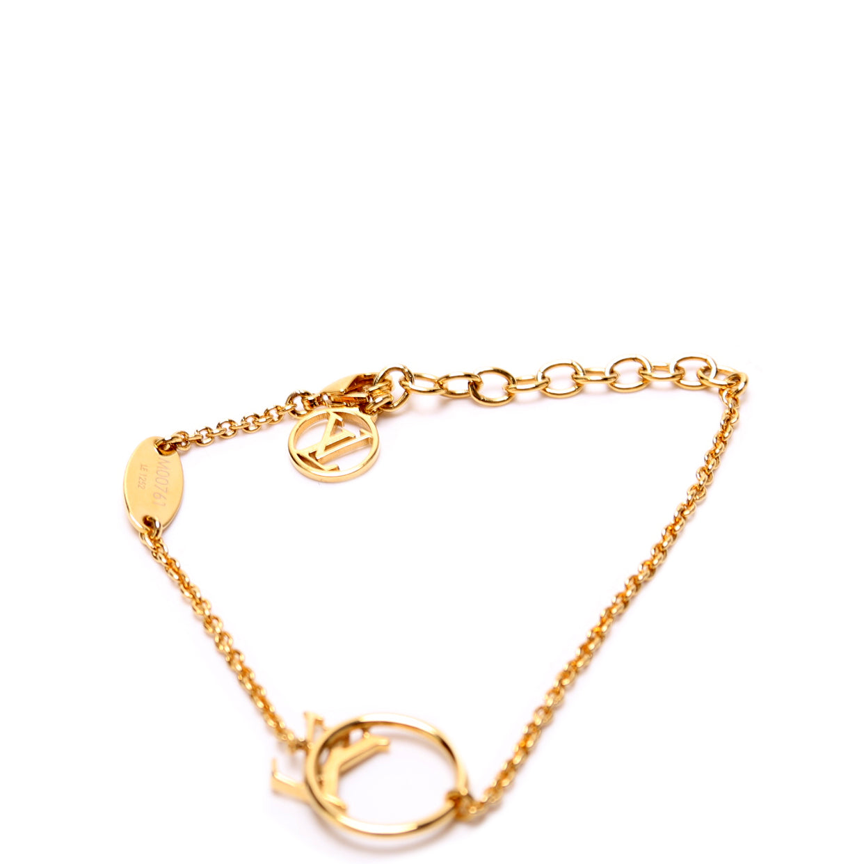 lv chain bracelet gold