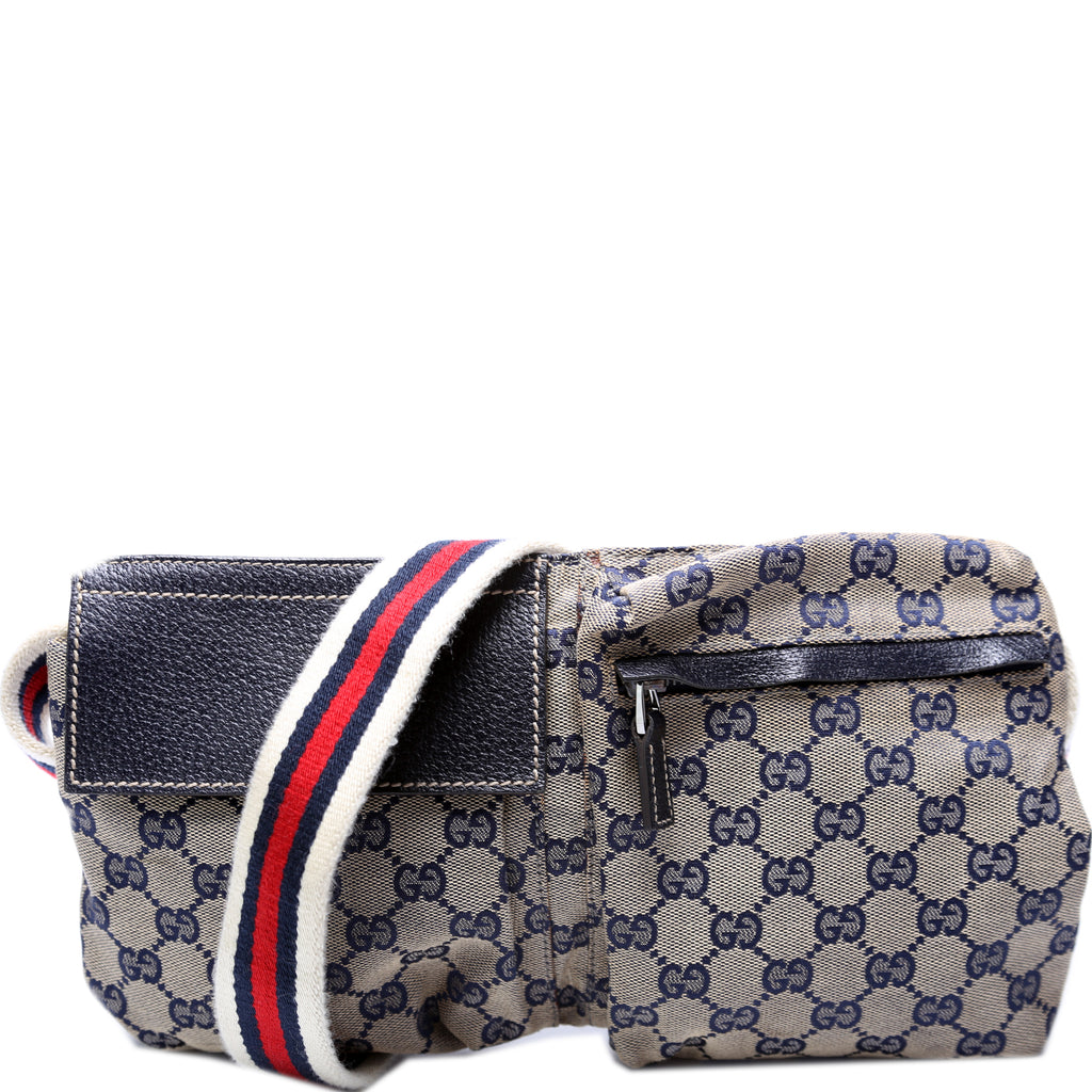 28566 GG Canvas Waist Bag – Keeks Designer Handbags
