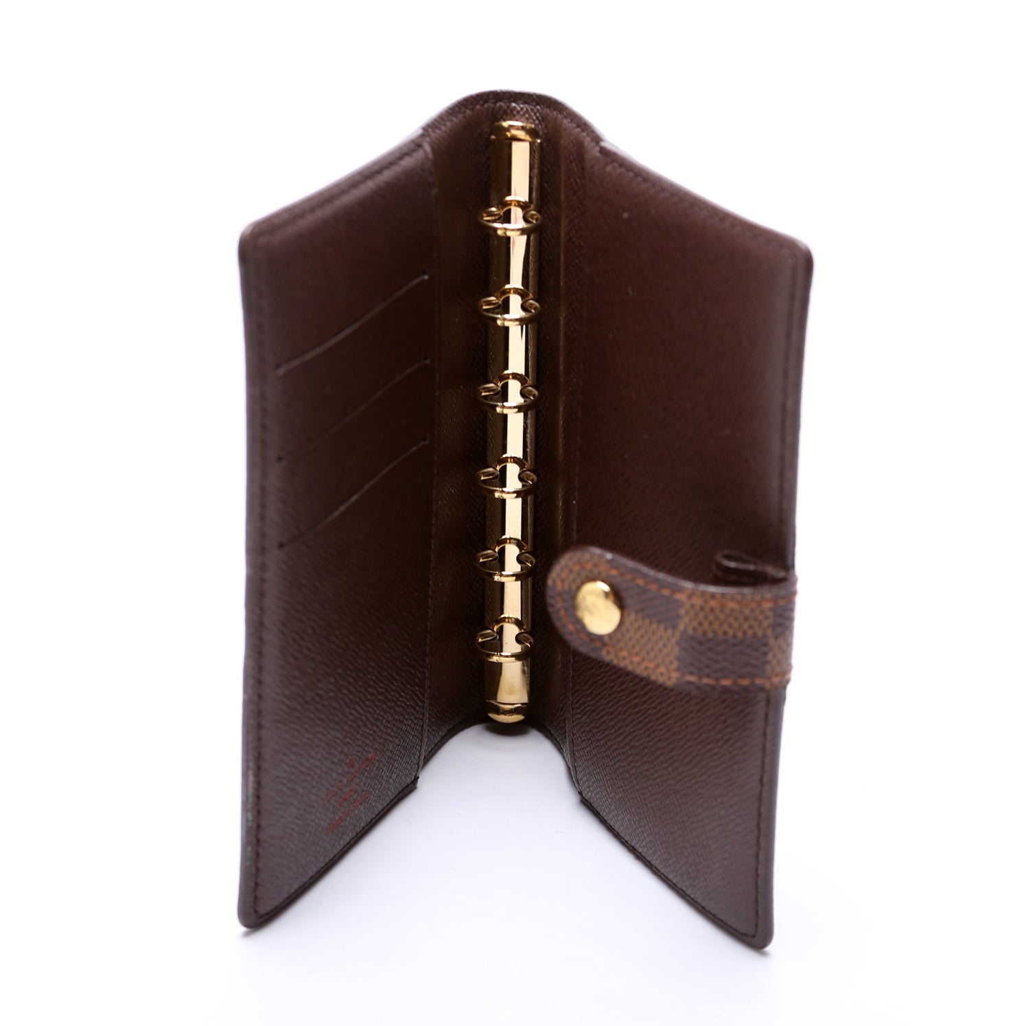 Agenda Small Ring Damier Azur – Keeks Designer Handbags