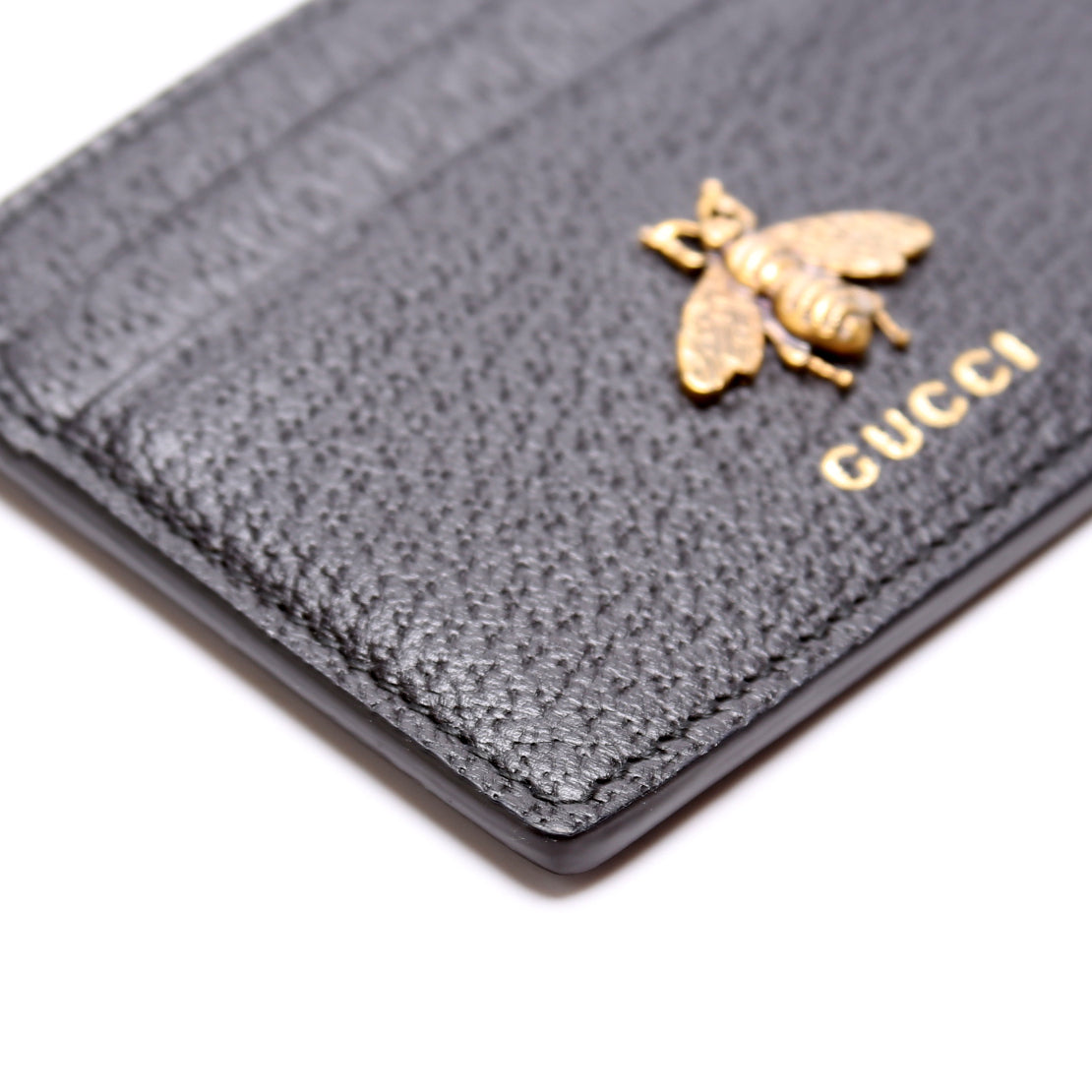 Animalier leather card case