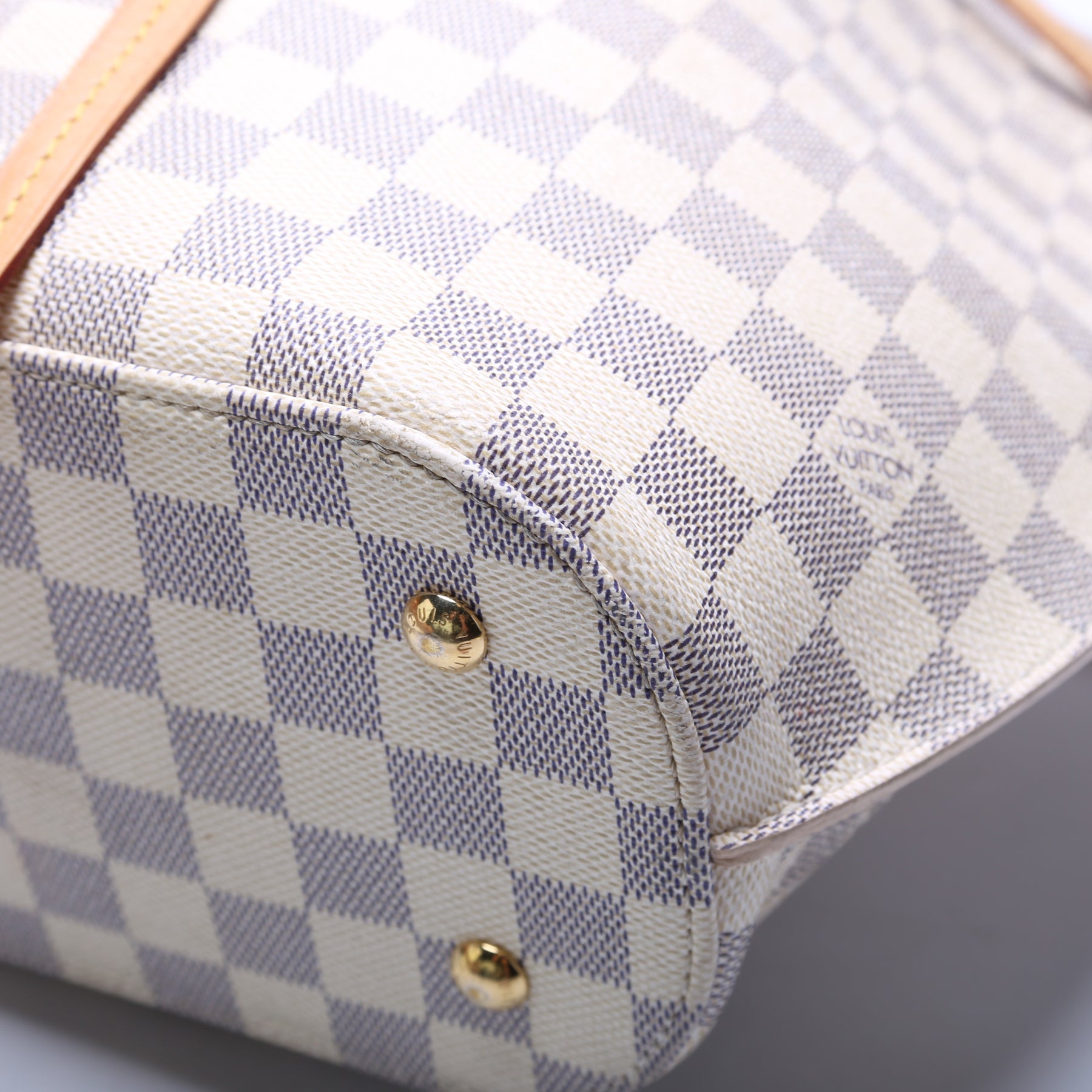 Louis Vuitton Damier Azur Coated Canvas Girolata Gold Hardware, 2016  Available For Immediate Sale At Sotheby's