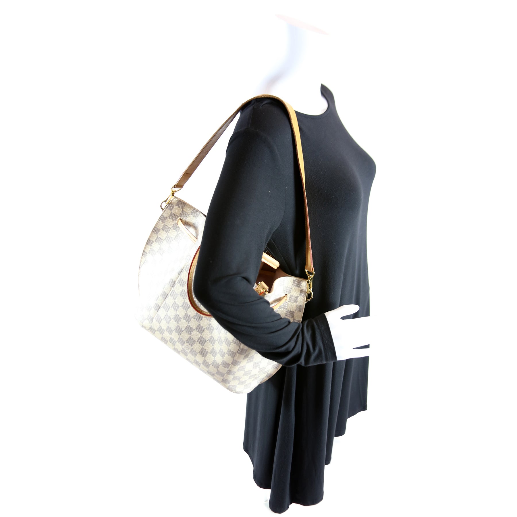 LOUIS VUITTON Damier Azur Girolata 2Way Shoulder Bag Hand Bag N41579 auth  31210 ref.634350 - Joli Closet