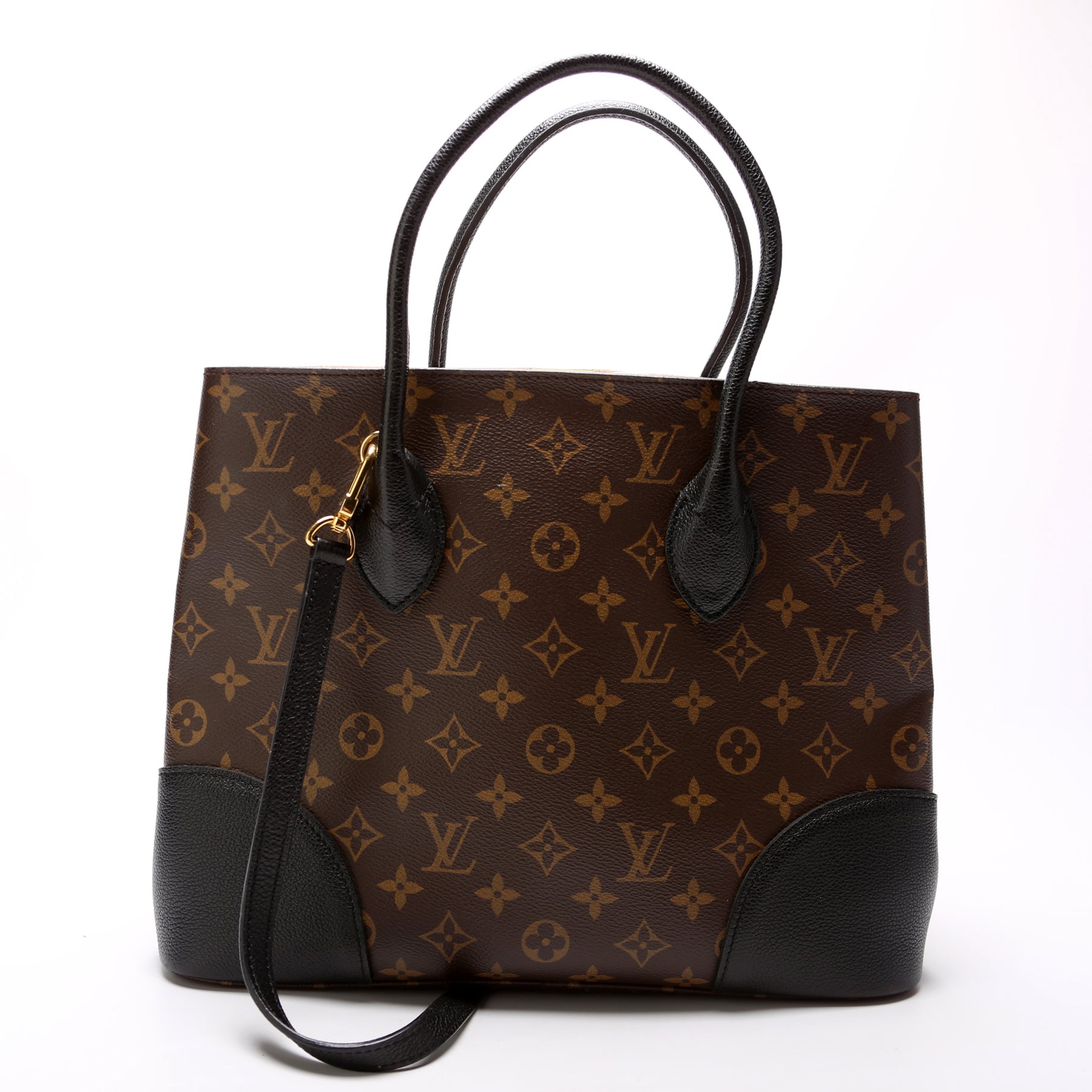 Flanerie leather handbag Louis Vuitton Brown in Leather - 30633156