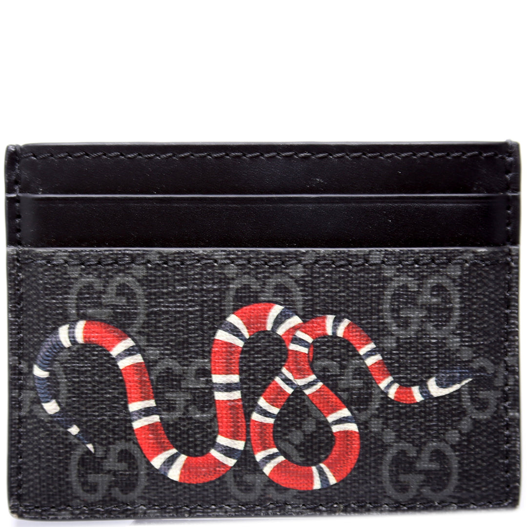 Gucci cardholder snake best sale