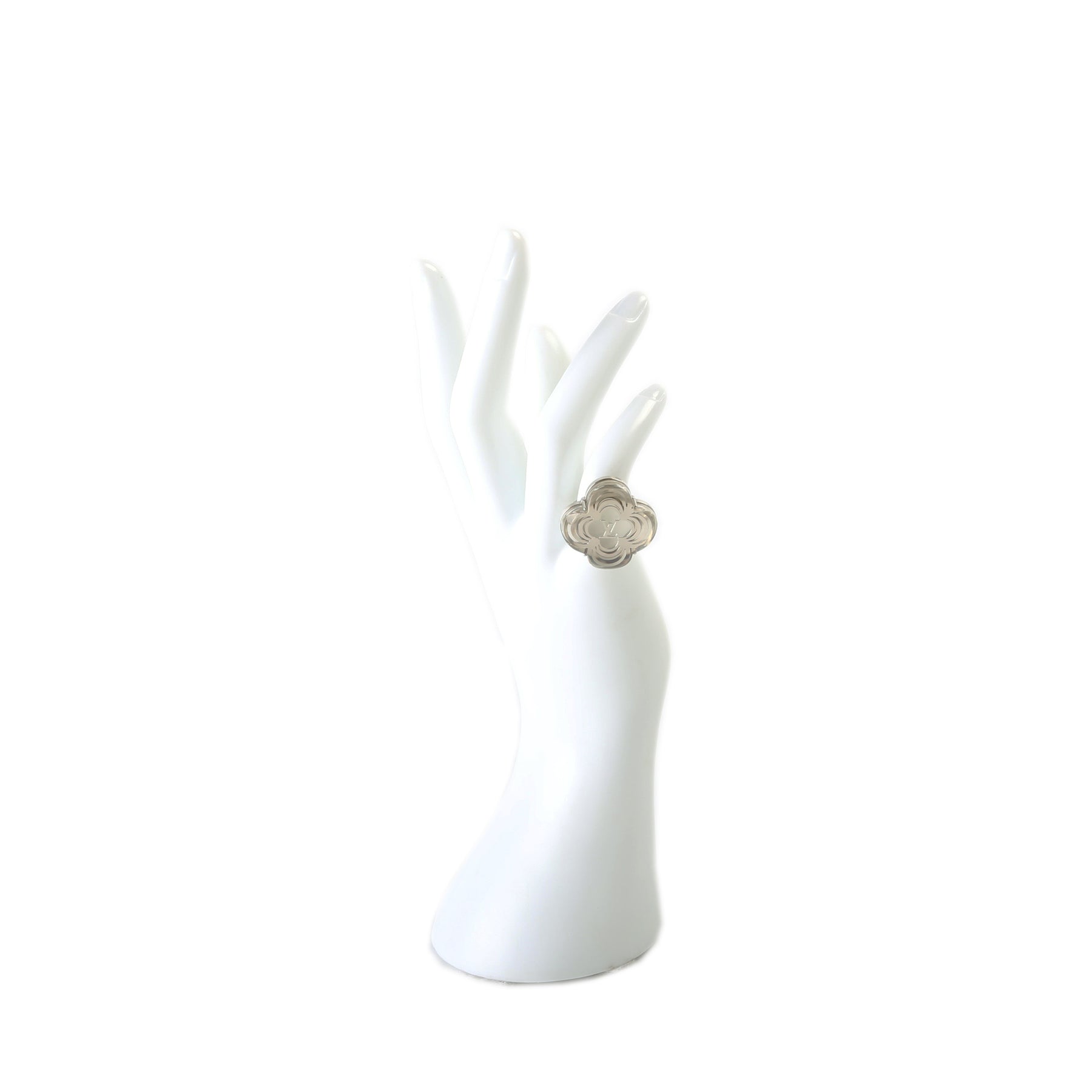 LV Flower Berg Arafori Metal Ring Size 4.5 – Keeks Designer Handbags
