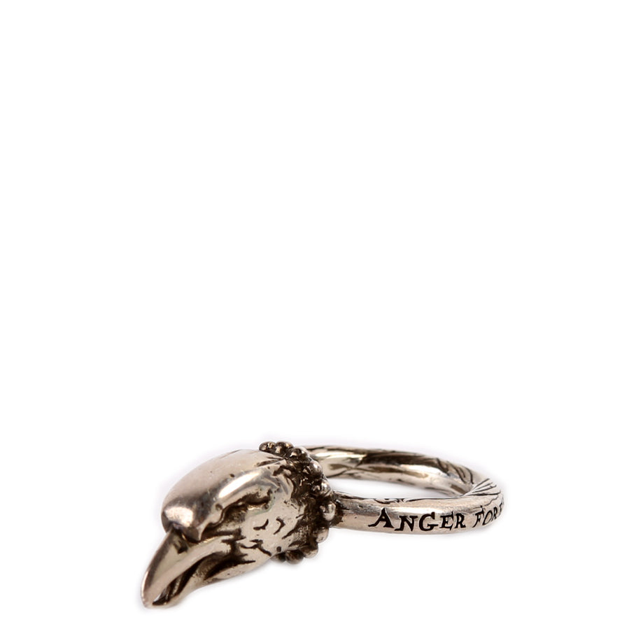 Gucci Eagle Head 'Angry Forest' Silver shops Ring