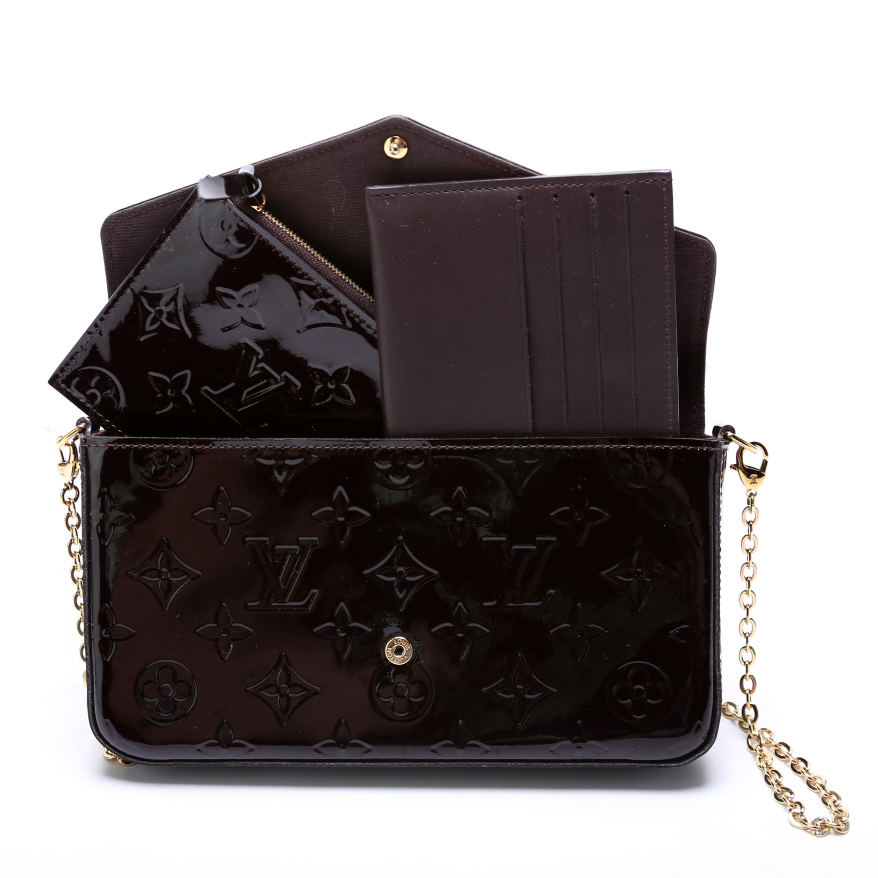 Pochette Felicie Vernis – Keeks Designer Handbags