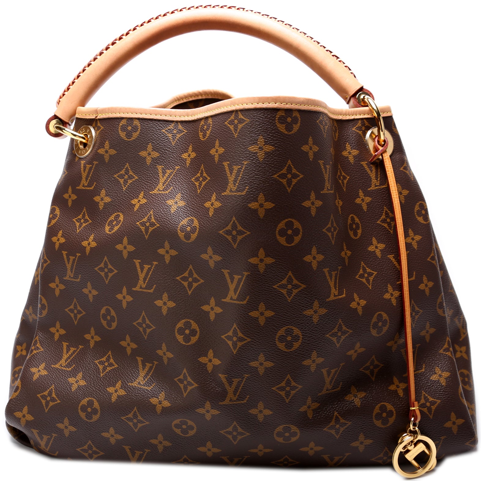 Louis Vuitton 2019 Brown Monogram Artsy MM Top Handle Shoulder Handbag