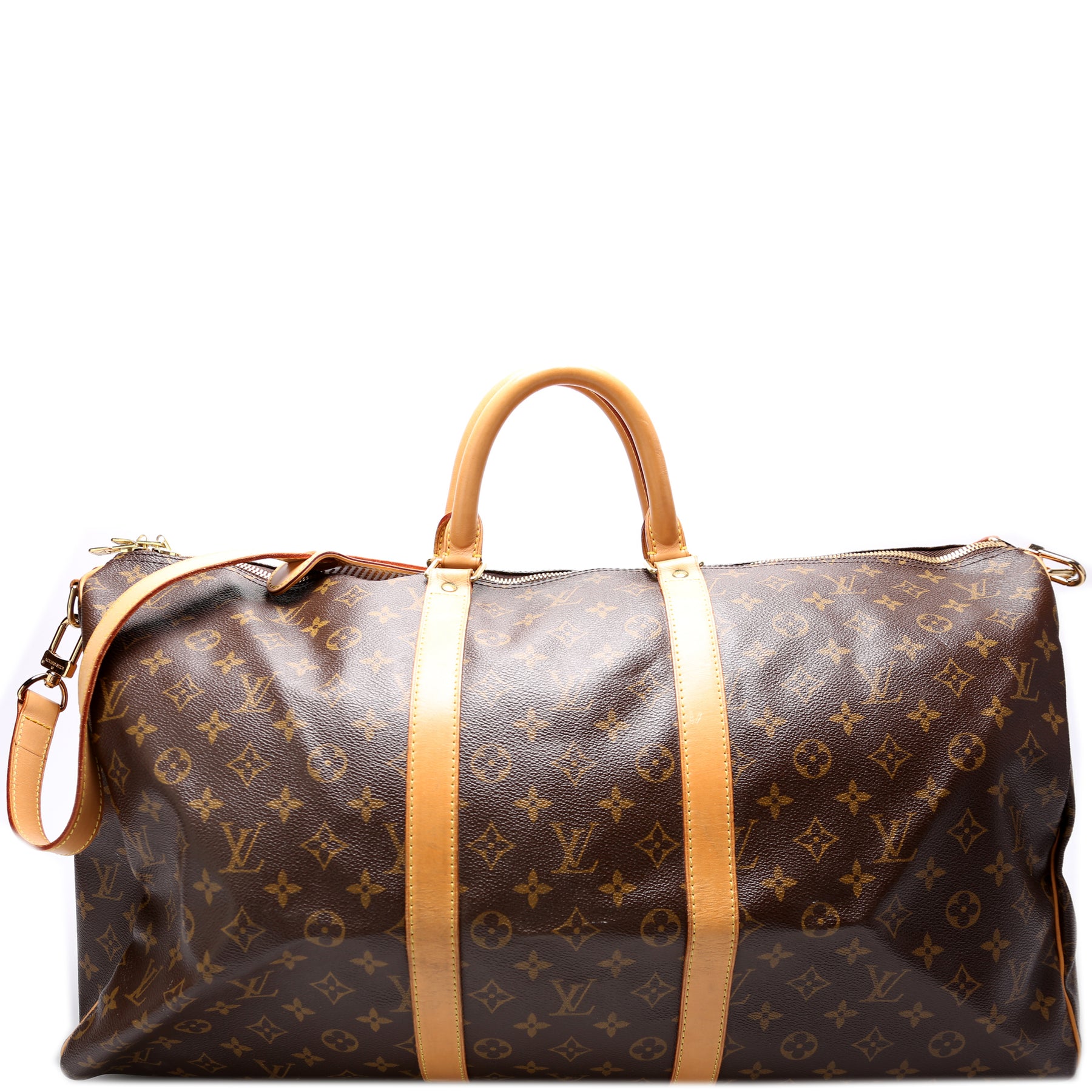 Keepall leather 48h bag Louis Vuitton Multicolour in Leather