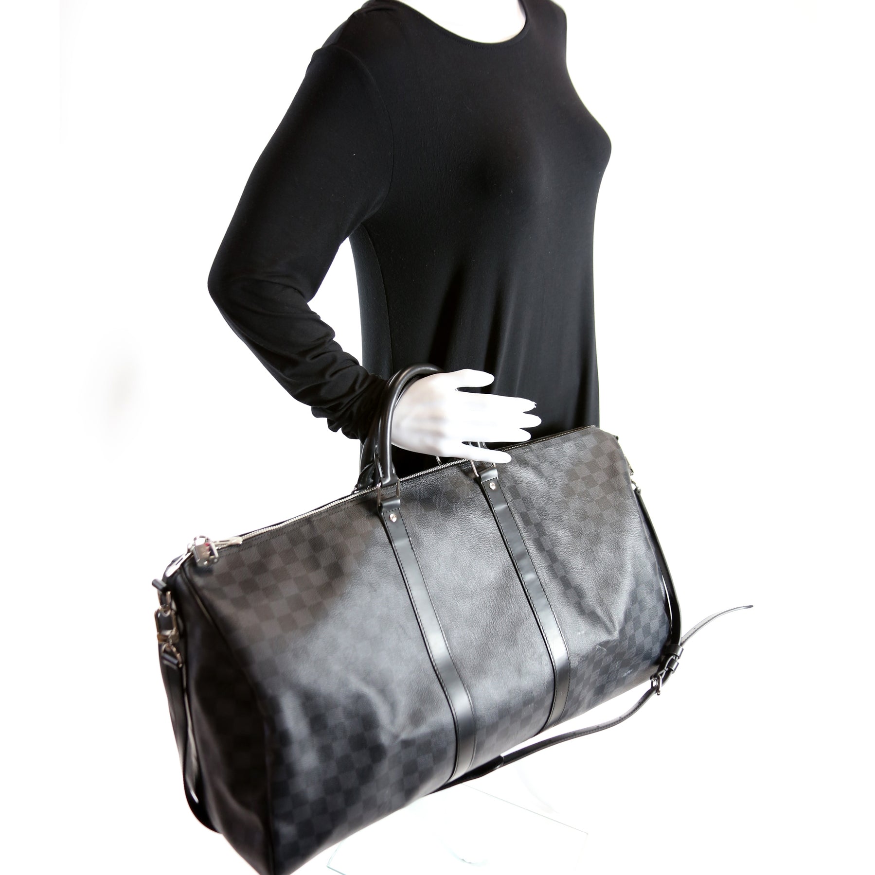 Keepall 55 Eclipse Bandouliere – Keeks Designer Handbags