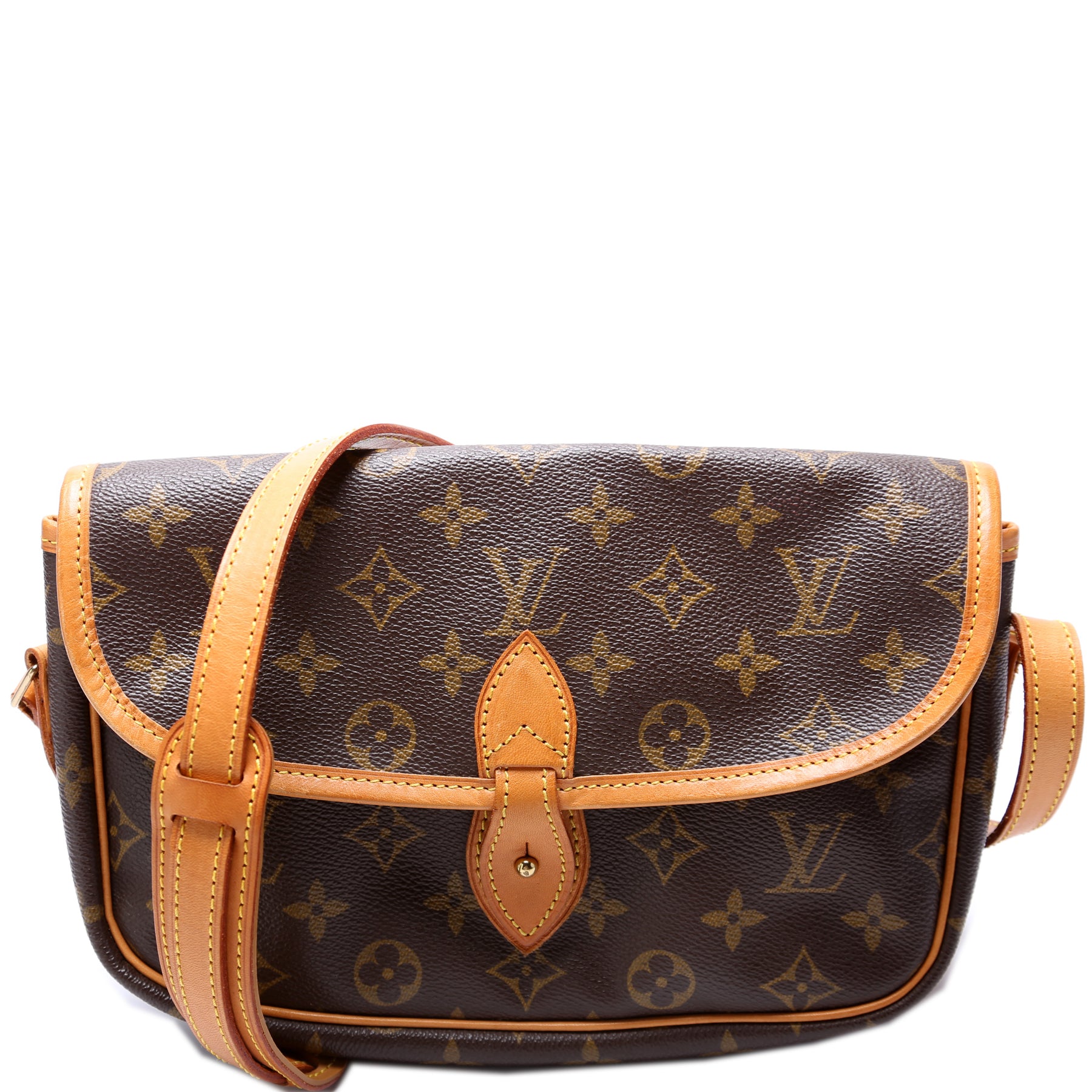Louis Vuitton Sac Gibecière Messenger Bag (Authentic Pre-Owned) Leather  Brown