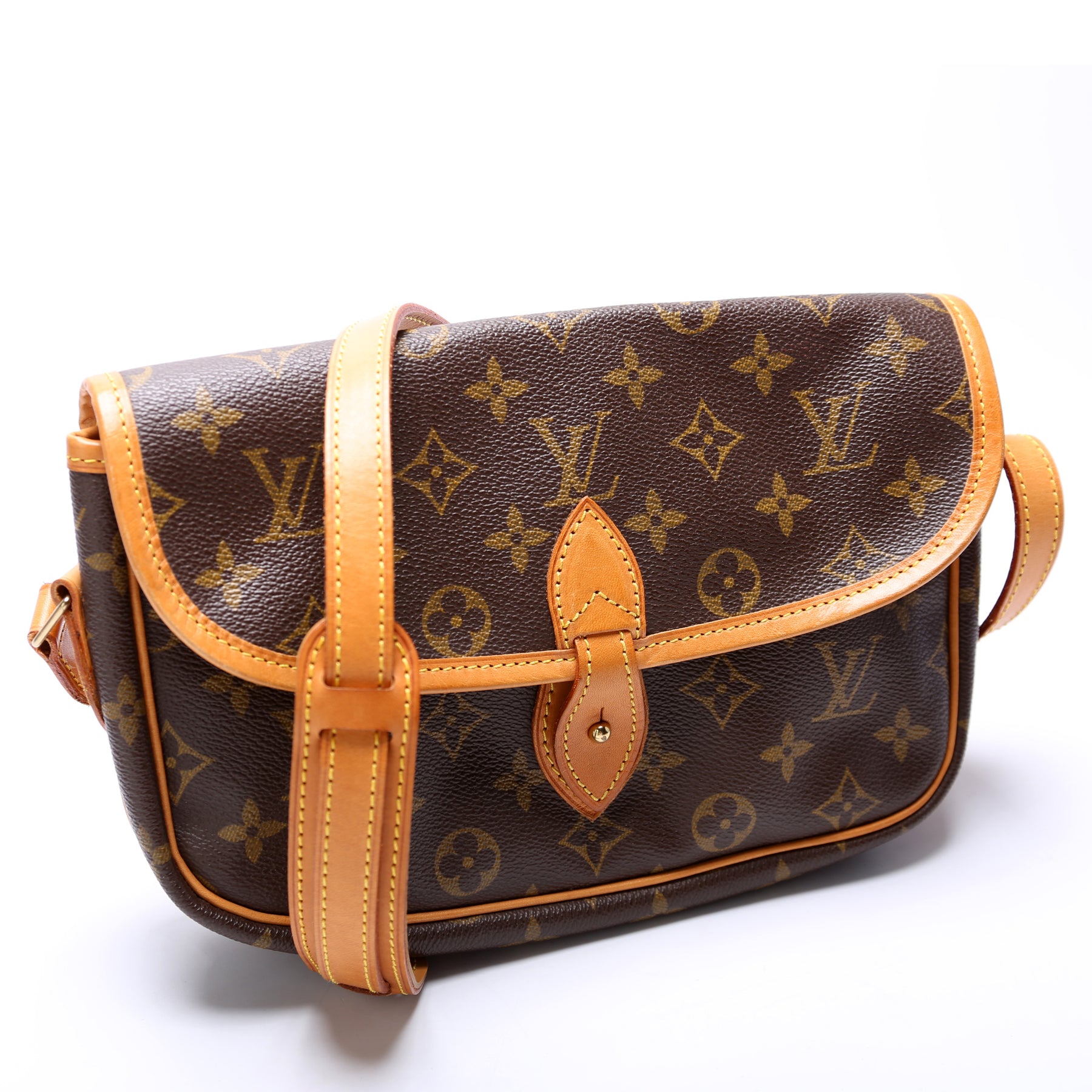 Louis Vuitton Monogram Gibeciere PM Shoulder Bag M42248 - 9brandname