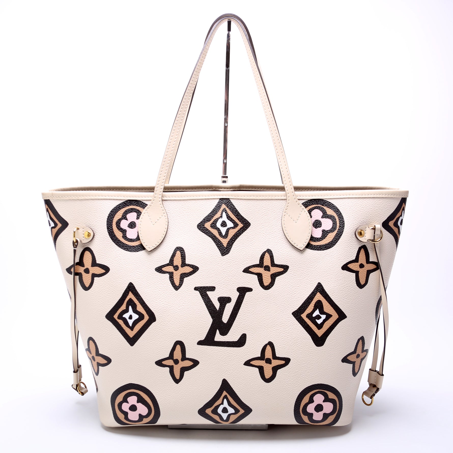 Neverfull With Wallet MM Jungle Dots – Keeks Designer Handbags