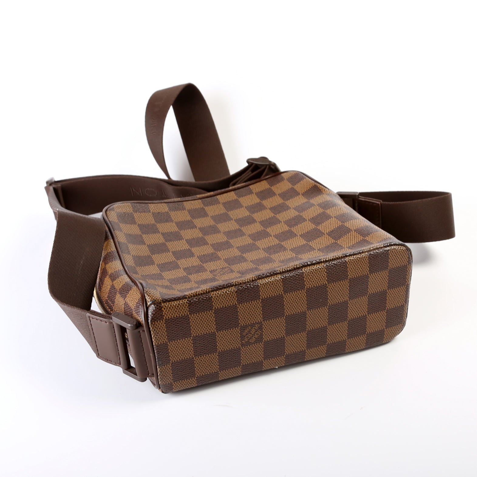 Louis Vuitton Vintage - Damier Ebene Olav PM Bag - Brown - Damier Canvas  and Leather Handbag - Luxury High Quality - Avvenice