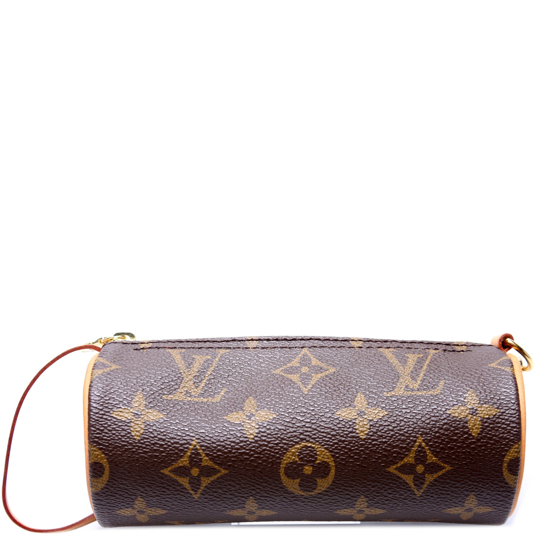 Papillon Mini Pouch in Monogram coated canvas, Gold Hardware
