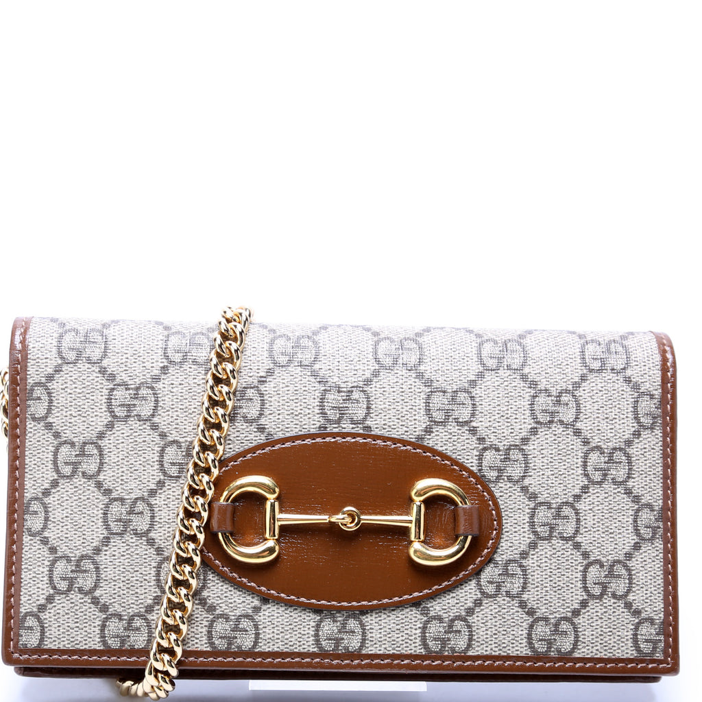 【GUCCI】WALLET CHAIM HORSERBIT 1955◆7726430OP0T Horsebit 1955 Wallet w/ Chain 621892
