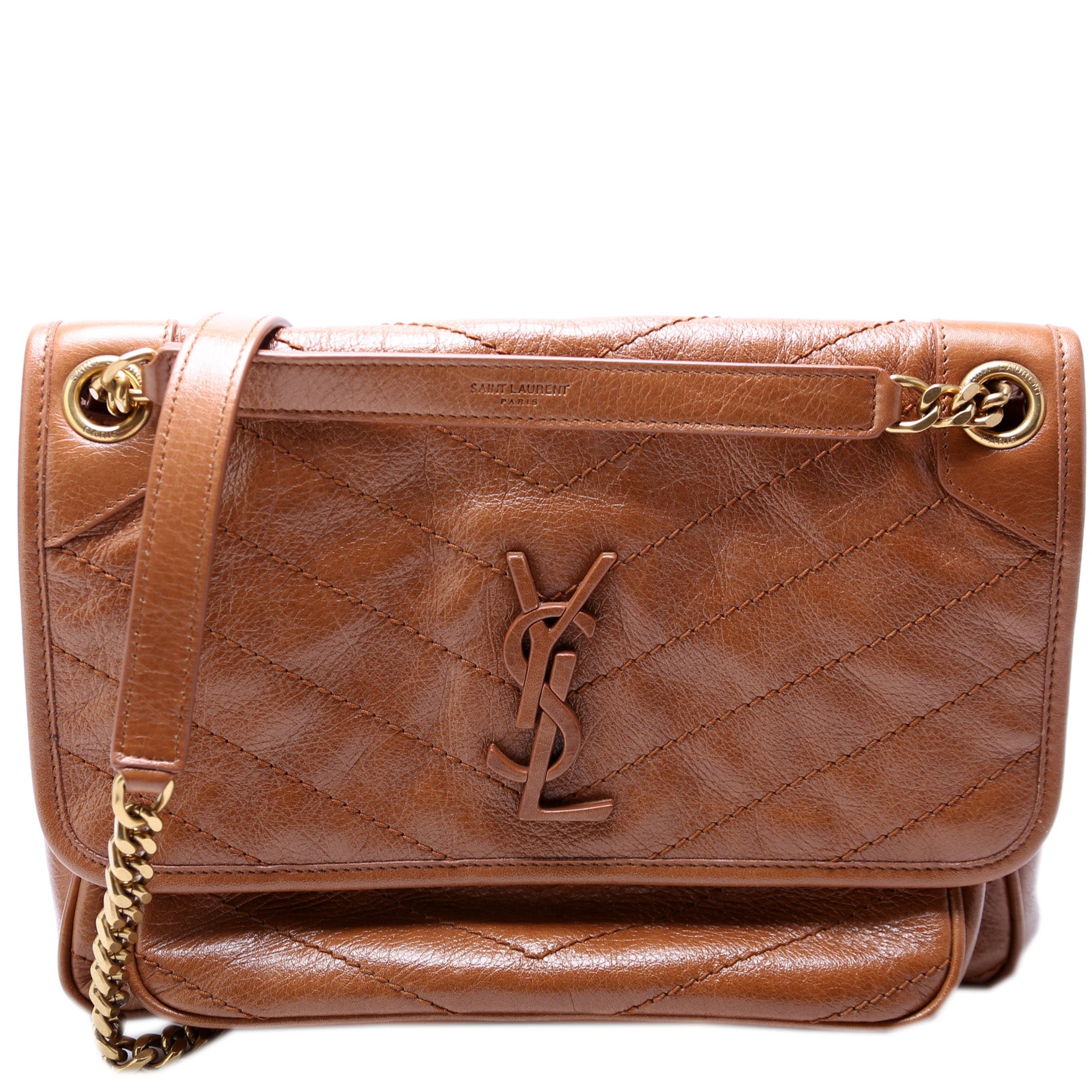 Niki Medium Crinkle Leather 498894 Niki Medium Crinkle Leather 498894