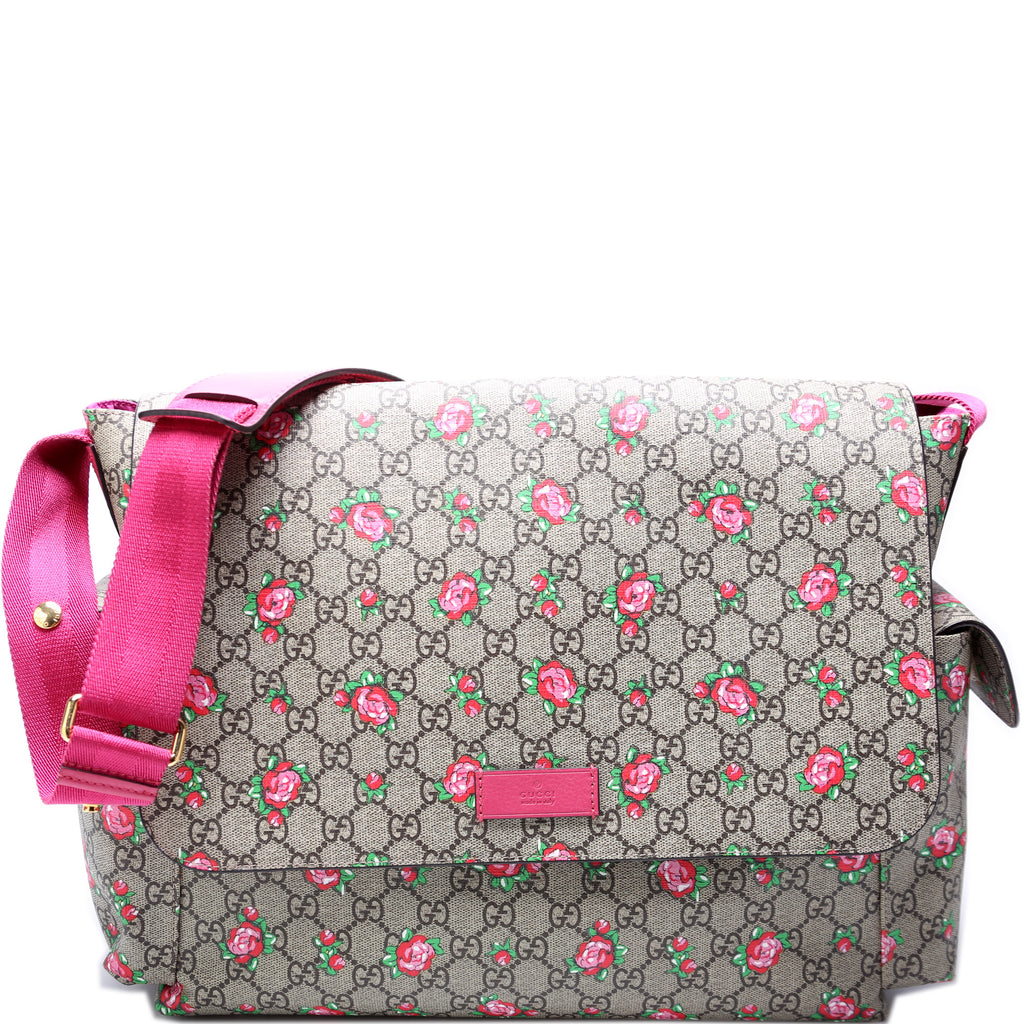 211131 GG Plus Rose Bud Diaper Bag