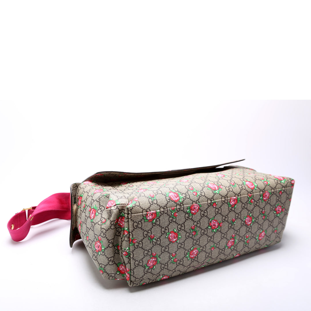 211131 GG Plus Rose Bud Diaper Bag