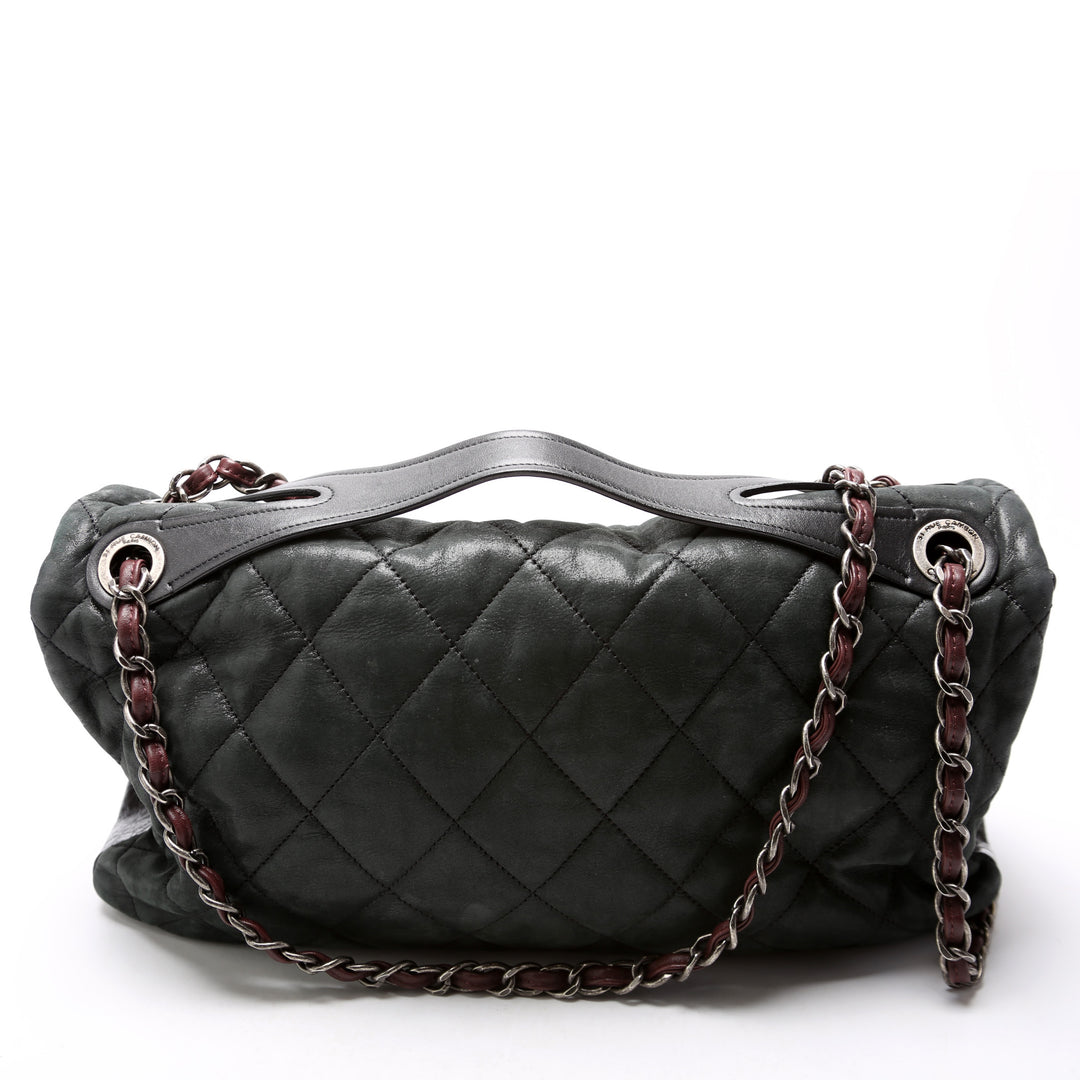 In The Mix Iridescent Calfskin Jumbo Flap Bag 13M