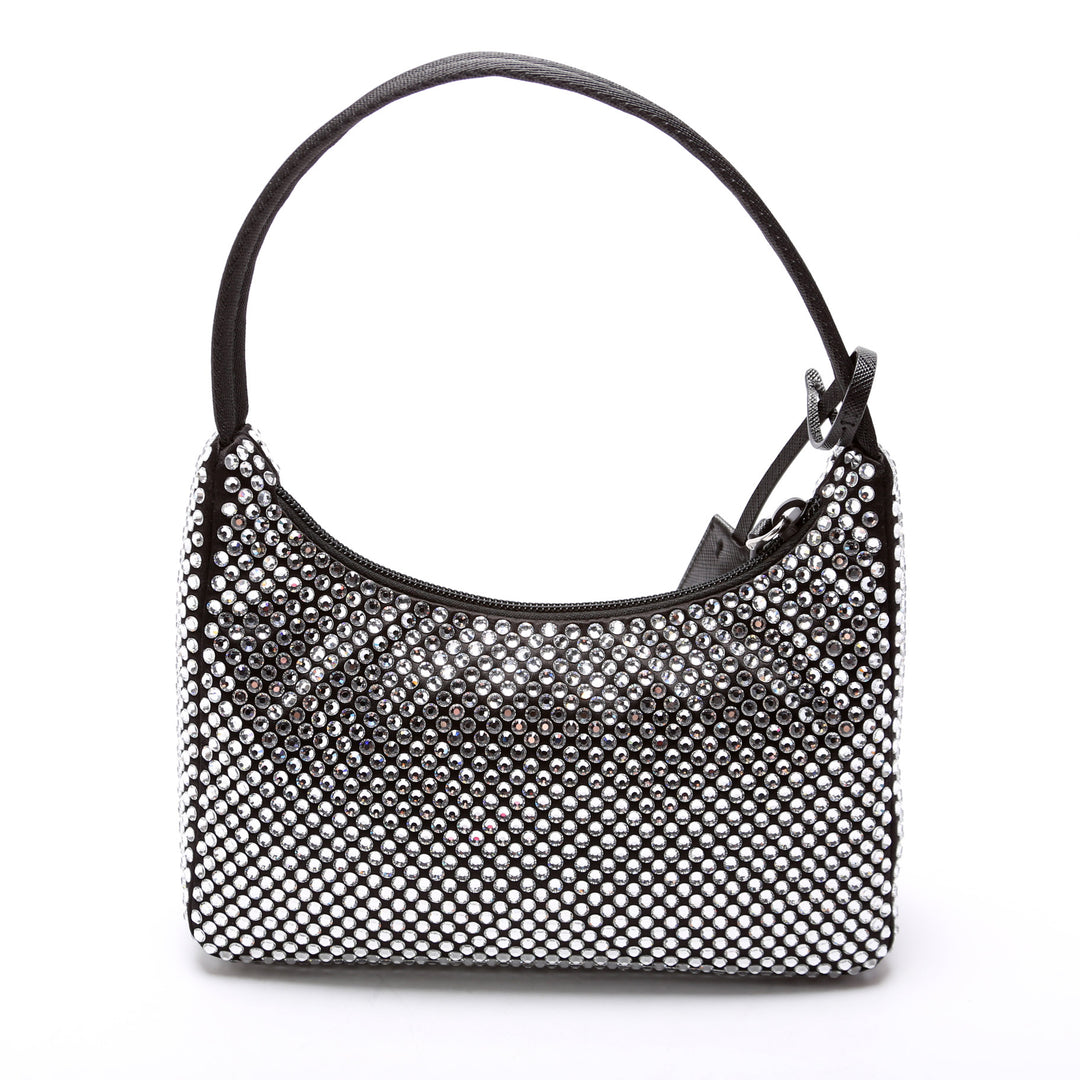 Satin Crystal Re-Edition 2000 Mini Bag 1BC515 Satin Crystal Re-Edition 2000 Mini Bag 1BC515