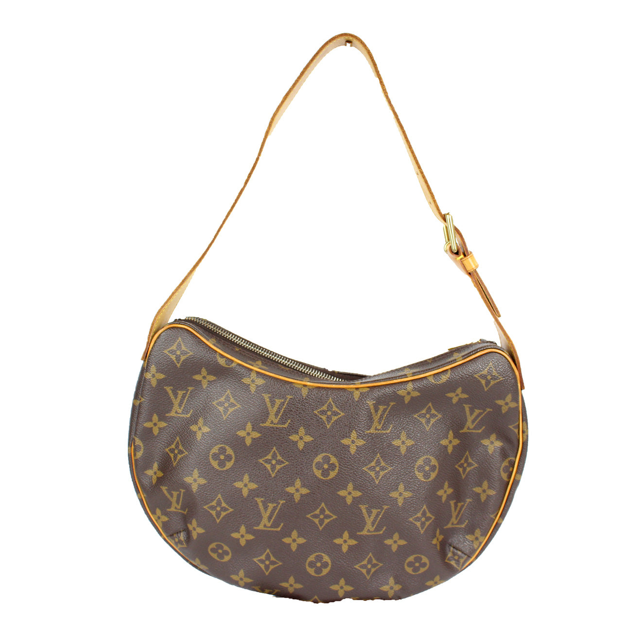 Louis Vuitton - Authenticated Croissant Handbag - Leather Brown for Women, Very Good Condition