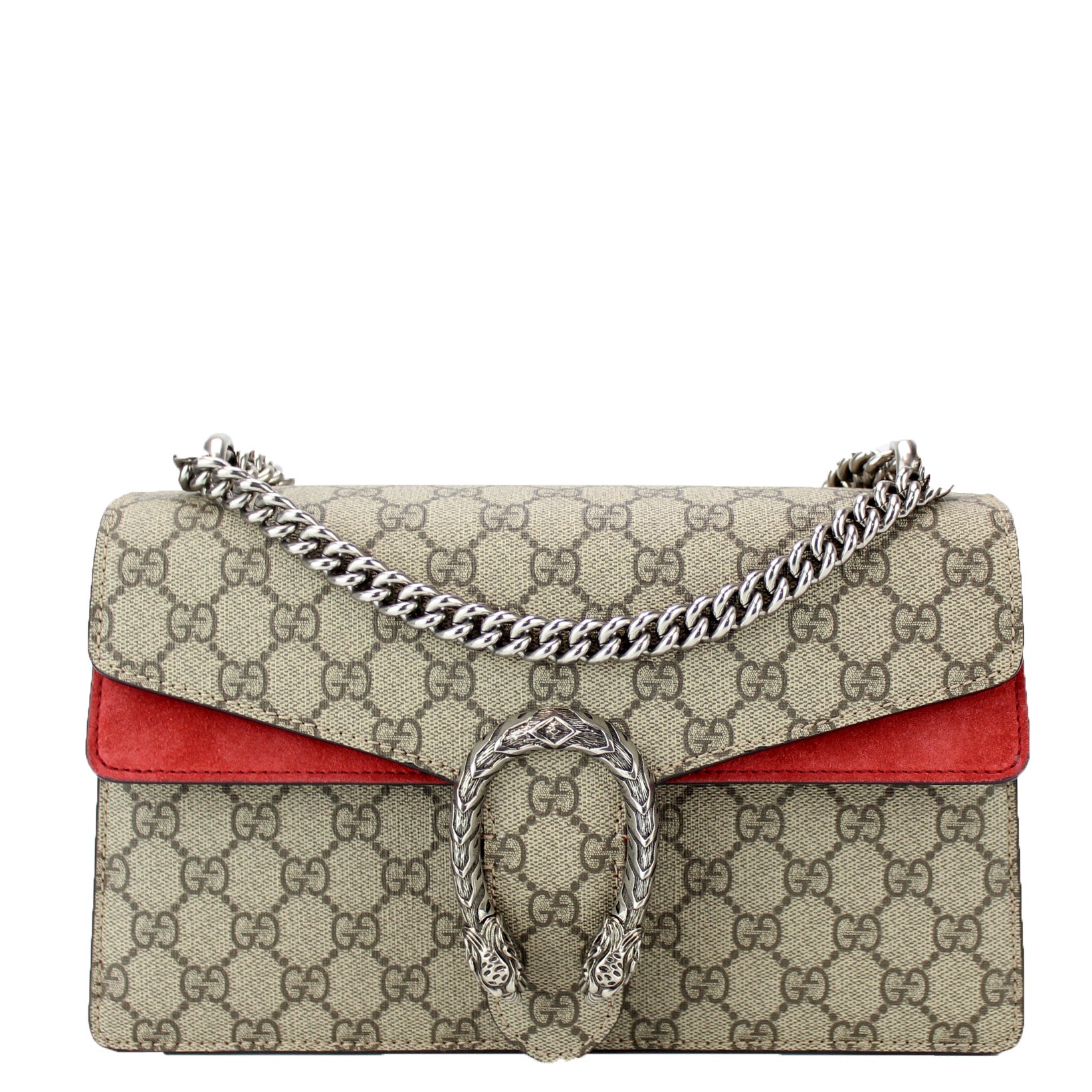 400249 Dionysus GG Shoulder Bag W/ Red