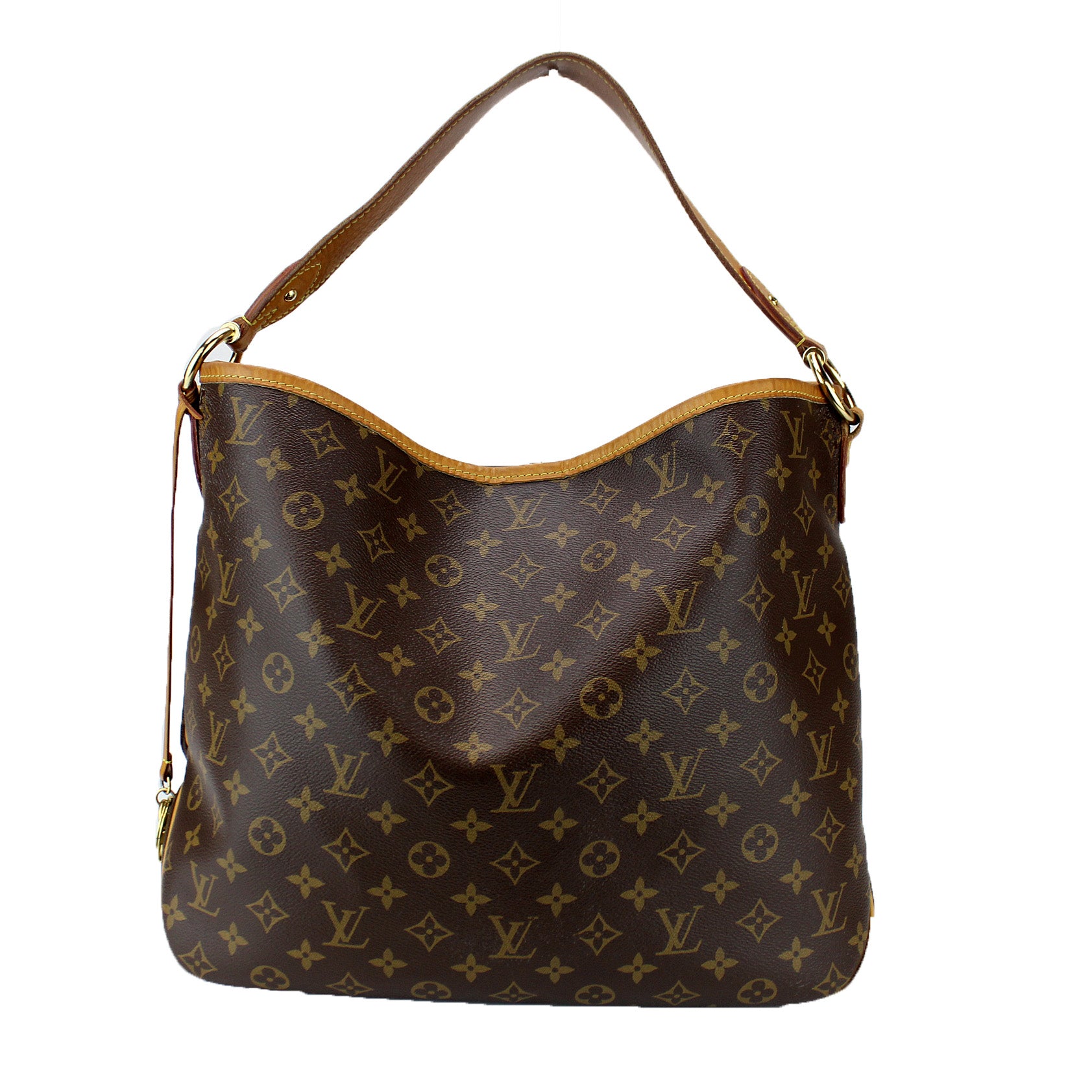 Louis Vuitton - Authenticated Delightful Handbag - Leather Brown for Women, Very Good Condition