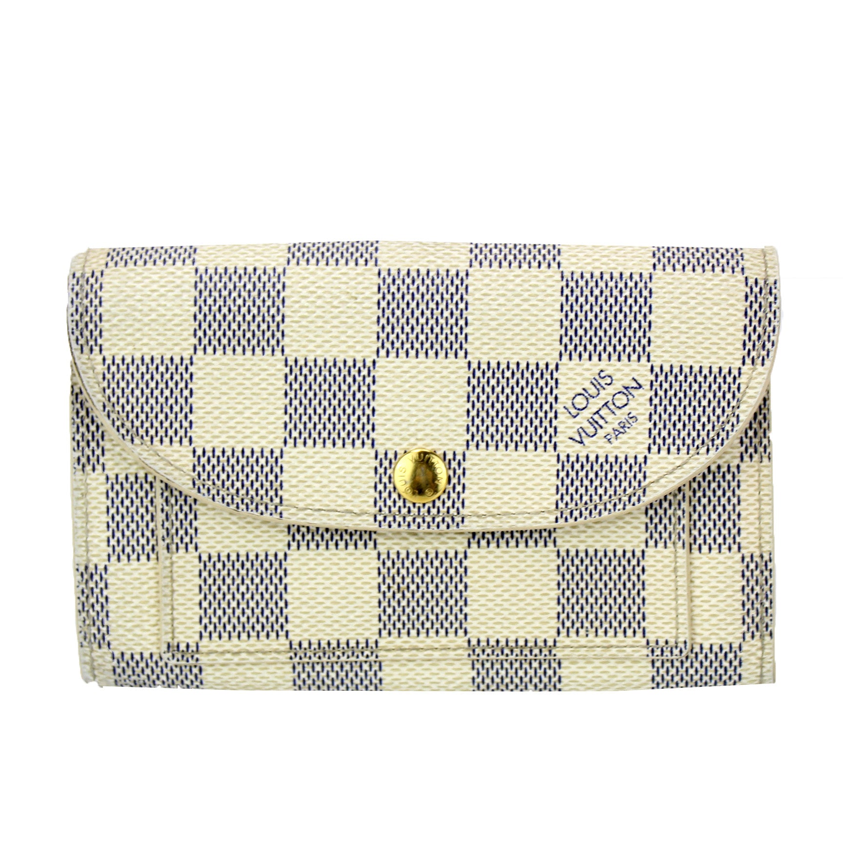 San Tur Solo Pochette Belt Wallet Damier Azur – Keeks Designer Handbags