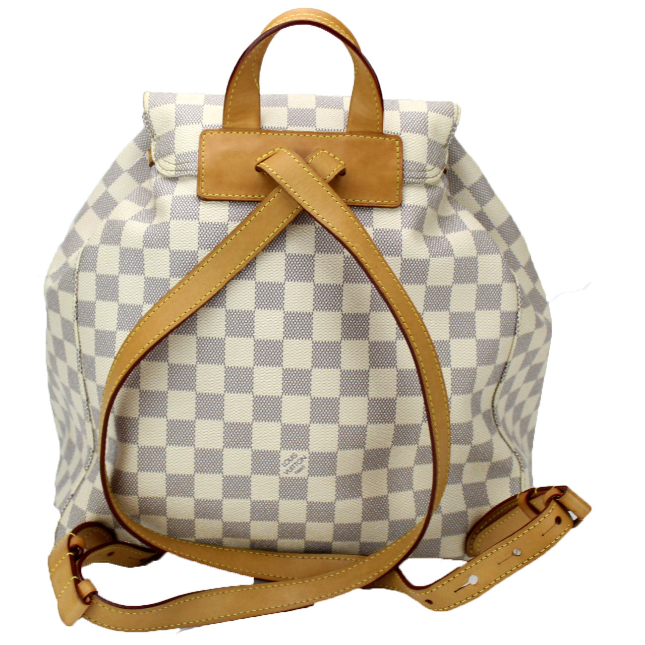 vuitton mini backpack damier azur