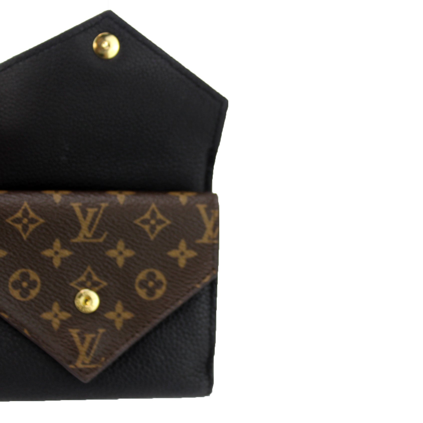 Double V Compact Wallet Monogram – Keeks Designer Handbags