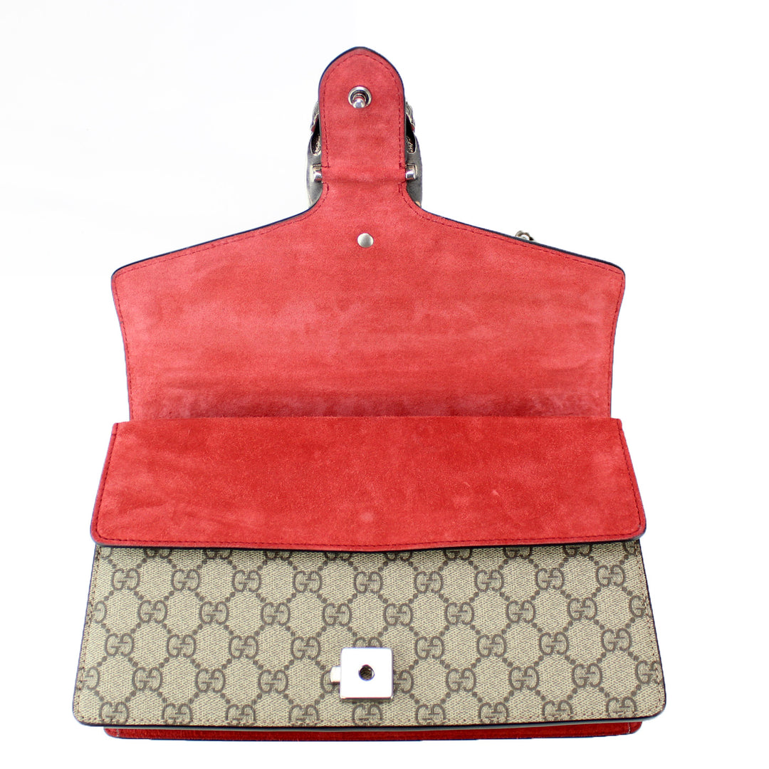 400249 Dionysus GG Shoulder Bag W/ Red