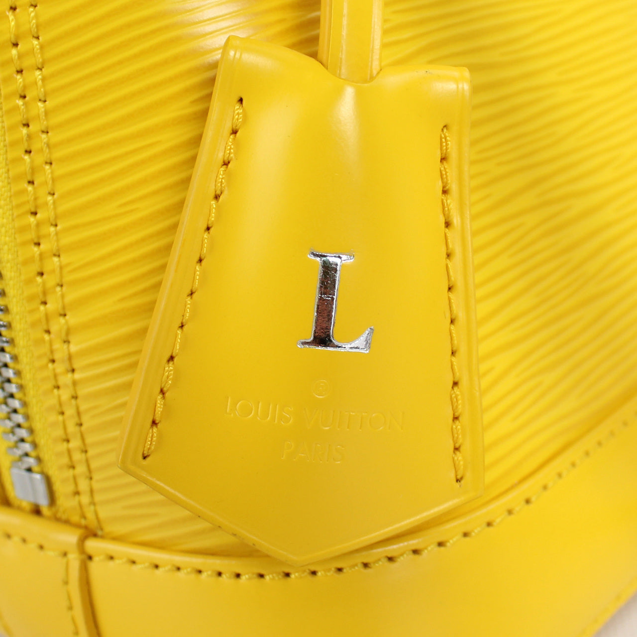 Gorgeous Louis Vuitton Alma handbag in Yellow epi leather, GHW at 1stDibs