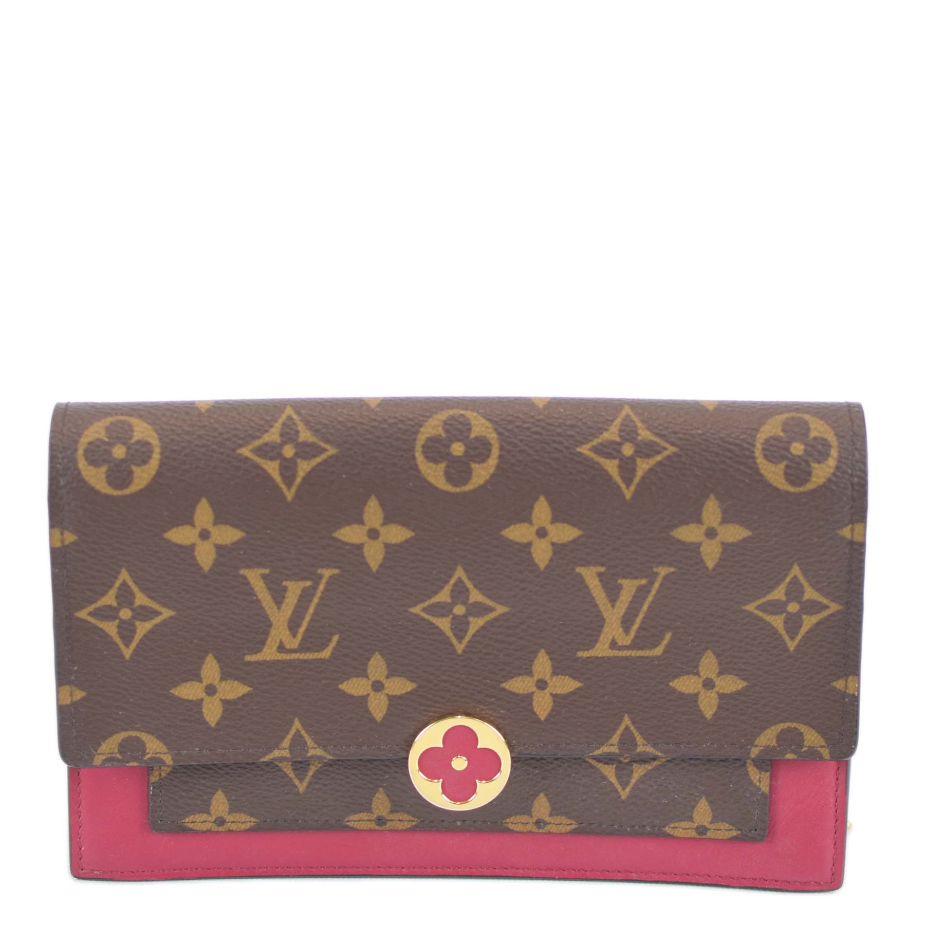 Louis Vuitton LV Flore Chain Wallet, Women's Fashion, Bags